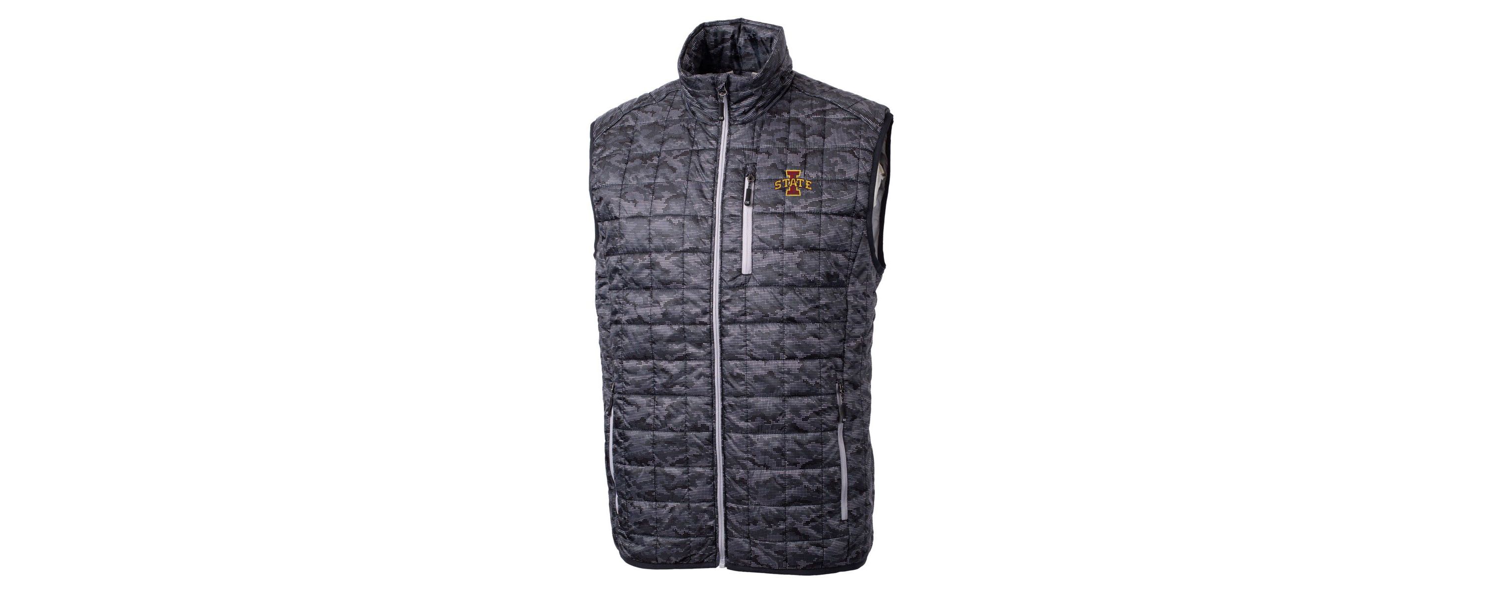 NCAA Iowa State Cyclones Rainier PrimaLoft Eco Insulated Printed Full-Zip Puffer Vest