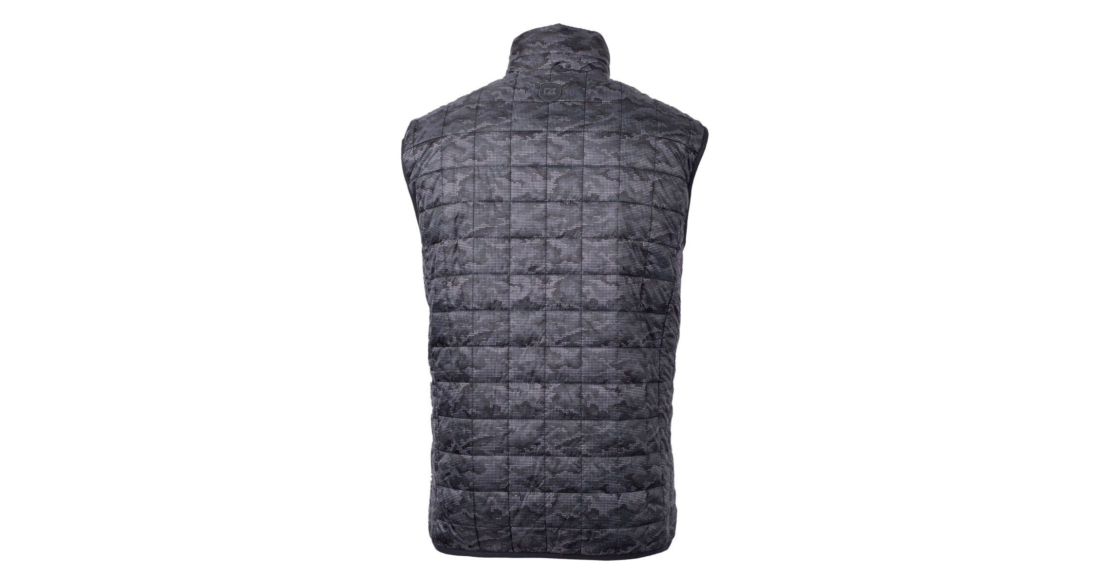 Cornell Big Red NCAA Cornell Big Rainier PrimaLoft Eco Insulated Printed Full-Zip Puffer Vest