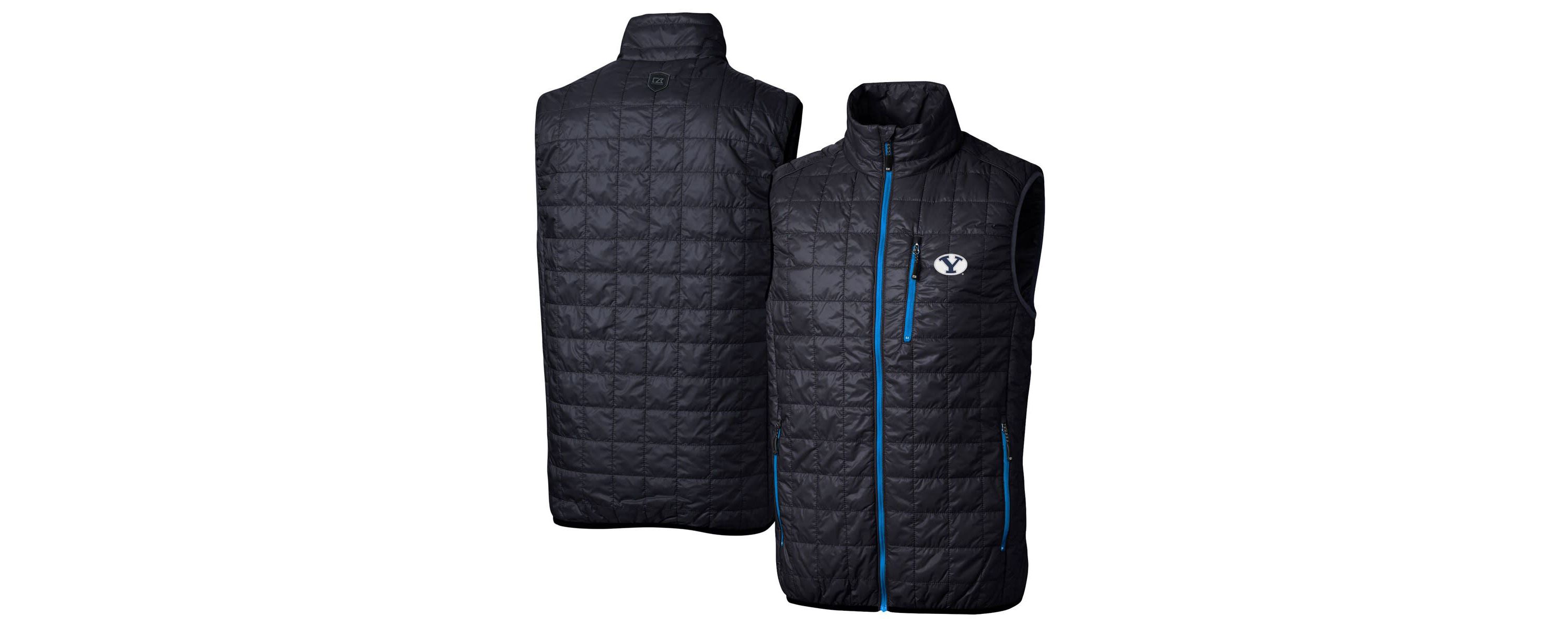 NCAA BYU Cougars Rainier PrimaLoft Eco Insulated Full-Zip Puffer Vest