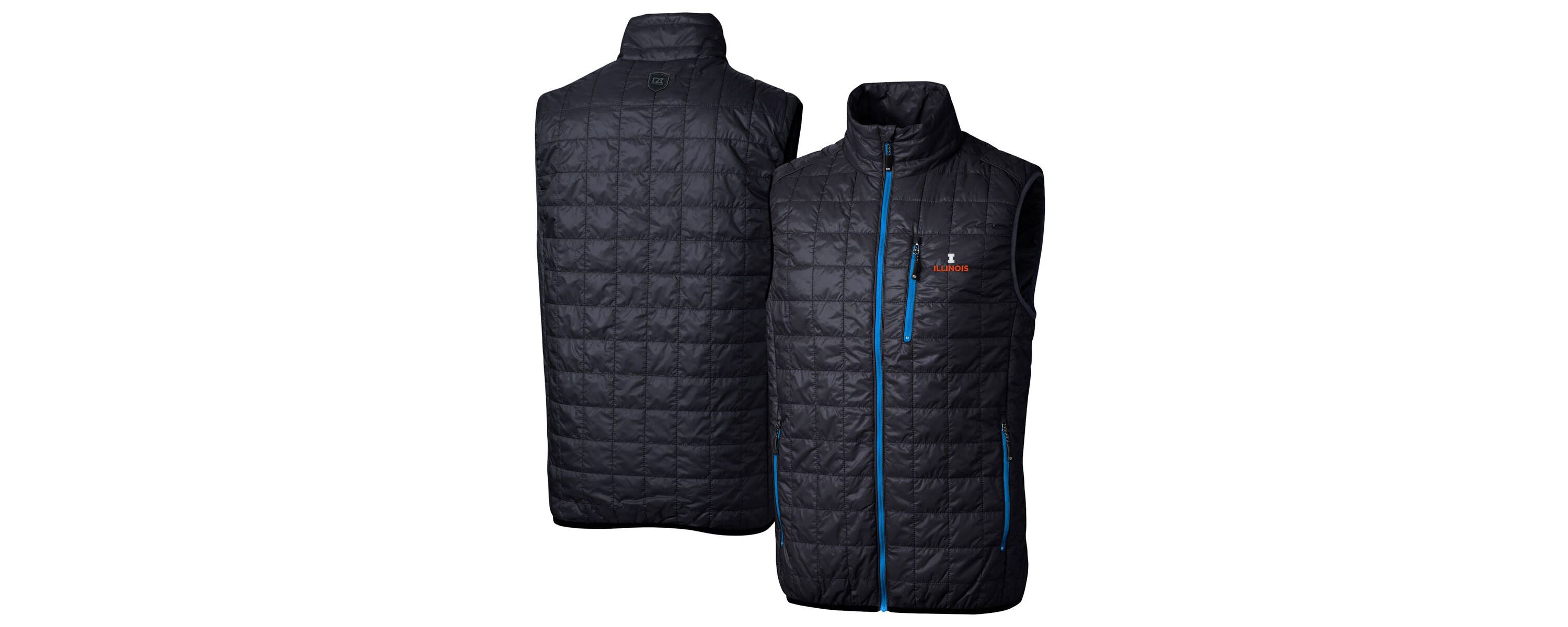 NCAA Illinois Fighting Illini Rainier PrimaLoft Eco Insulated Full-Zip Puffer Vest