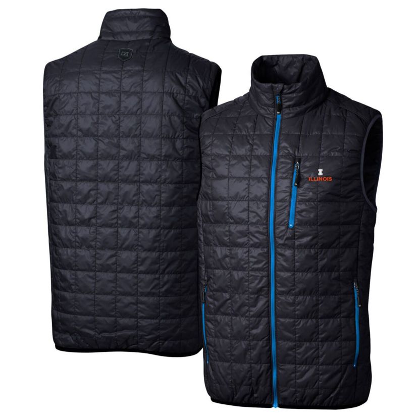 NCAA Illinois Fighting Illini Rainier PrimaLoft Eco Insulated Full-Zip Puffer Vest