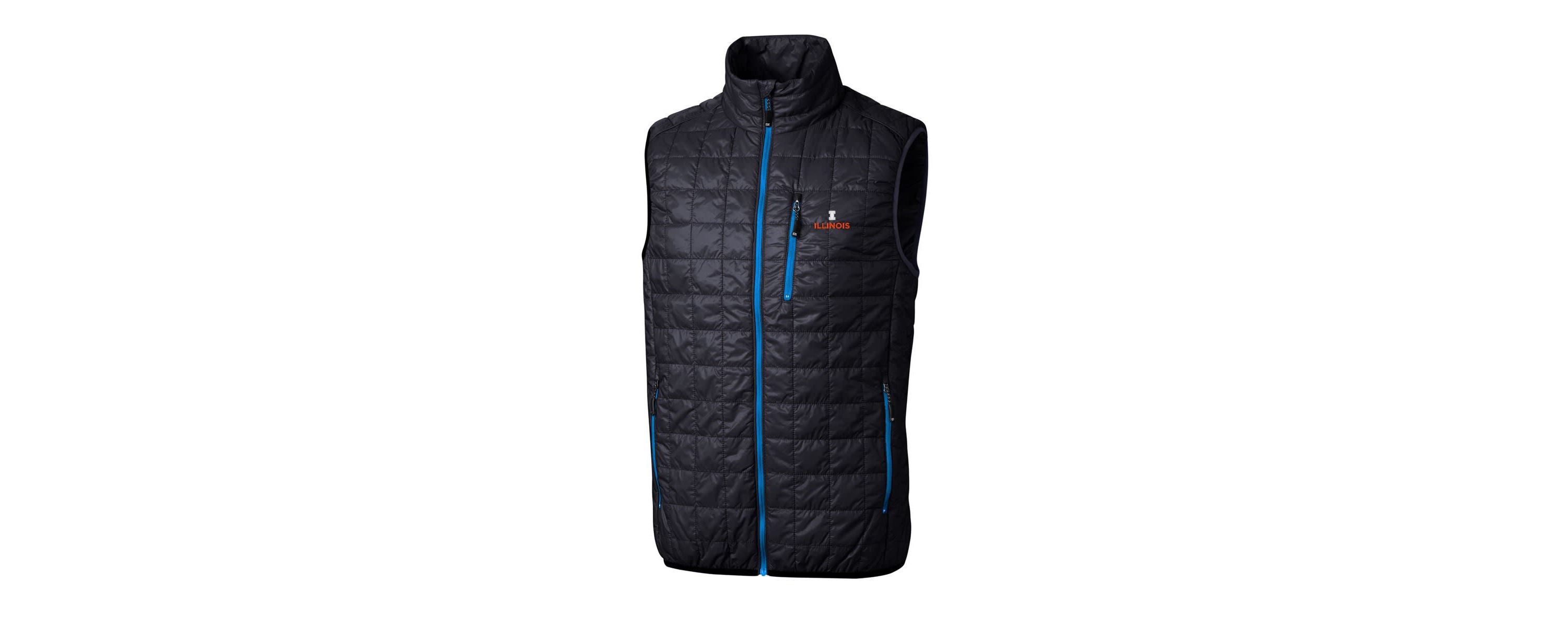 NCAA Illinois Fighting Illini Rainier PrimaLoft Eco Insulated Full-Zip Puffer Vest
