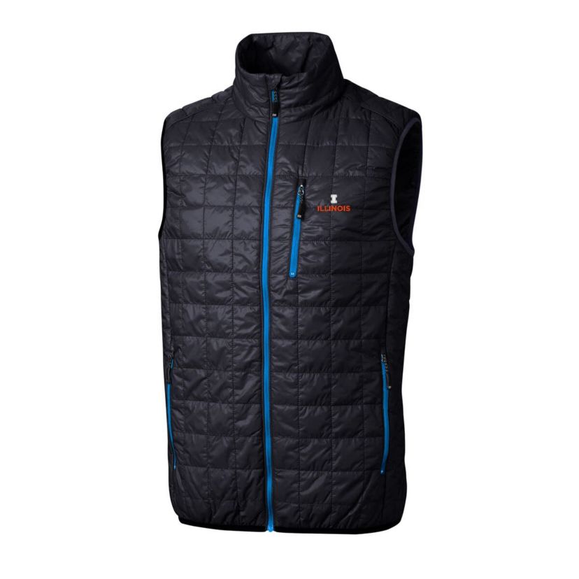 NCAA Illinois Fighting Illini Rainier PrimaLoft Eco Insulated Full-Zip Puffer Vest
