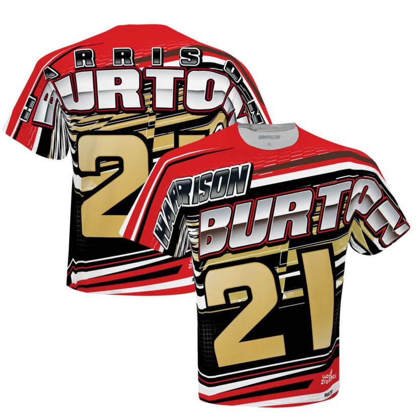 NASCAR Checkered Flag Harrison Burton Sublimated Speedster T-Shirt