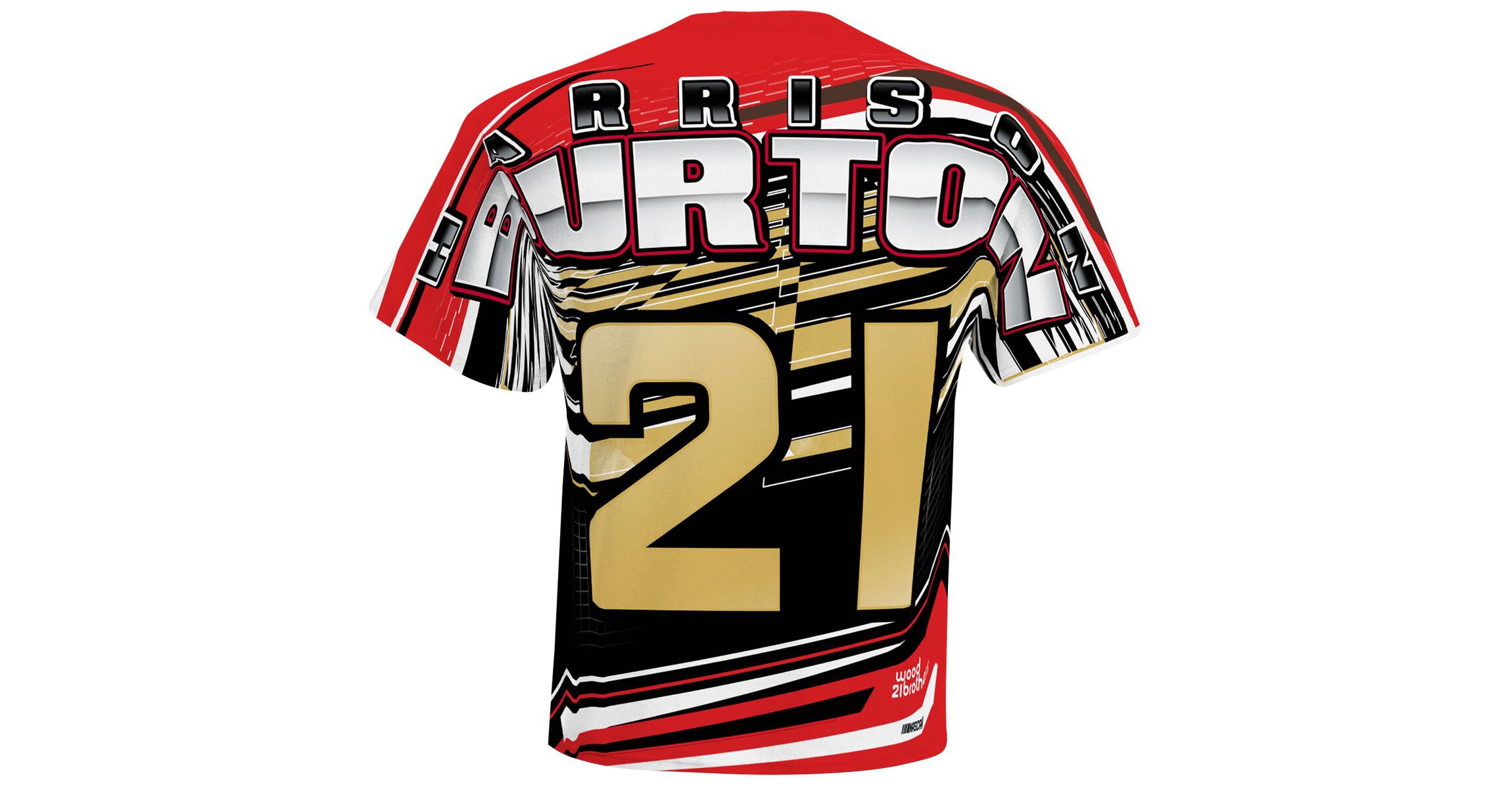 NASCAR Checkered Flag Harrison Burton Sublimated Speedster T-Shirt
