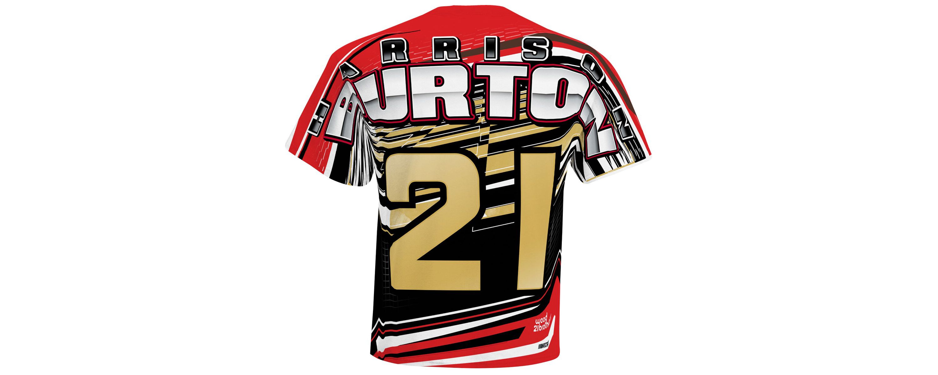 NASCAR Checkered Flag Harrison Burton Sublimated Speedster T-Shirt