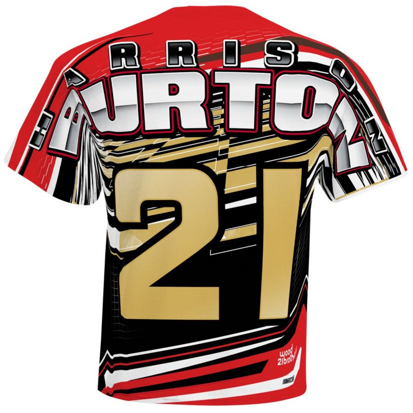 NASCAR Checkered Flag Harrison Burton Sublimated Speedster T-Shirt