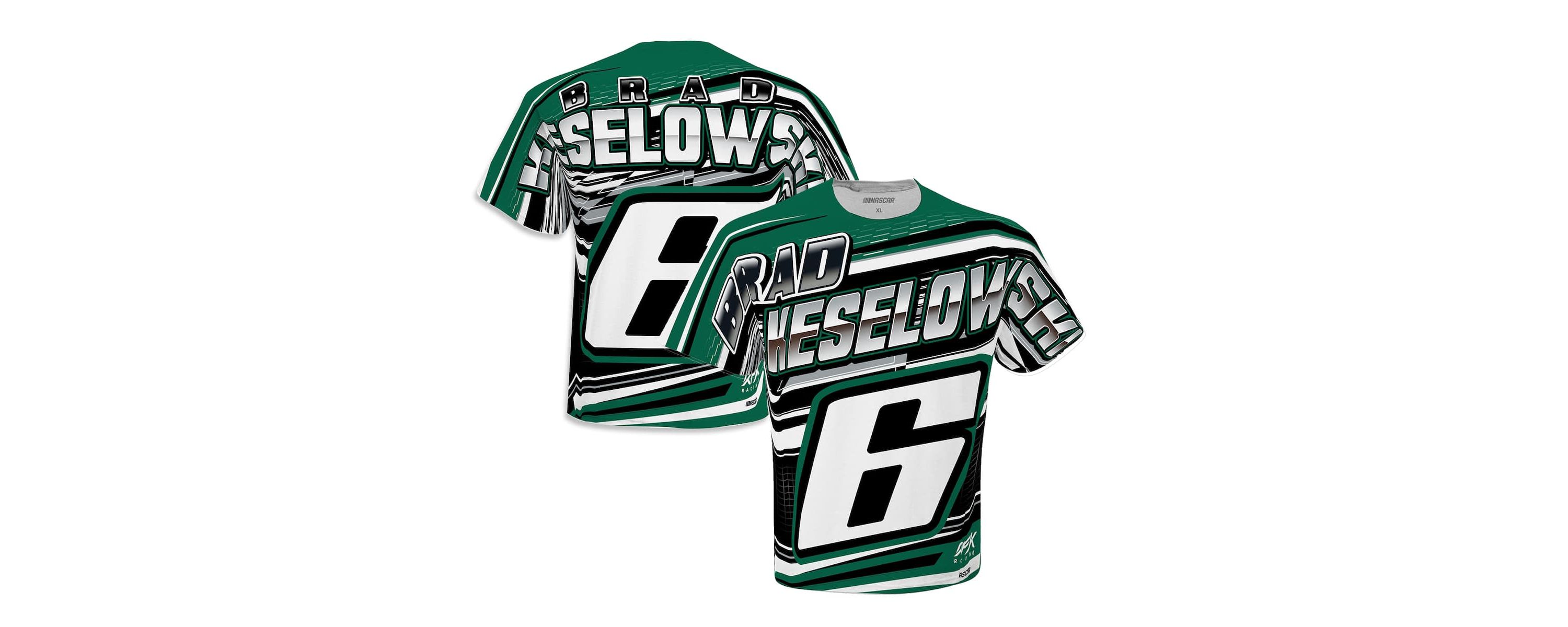 NASCAR Roush Fenway Keselowski Racing Brad Keselowski Sublimated Speedster T-Shirt