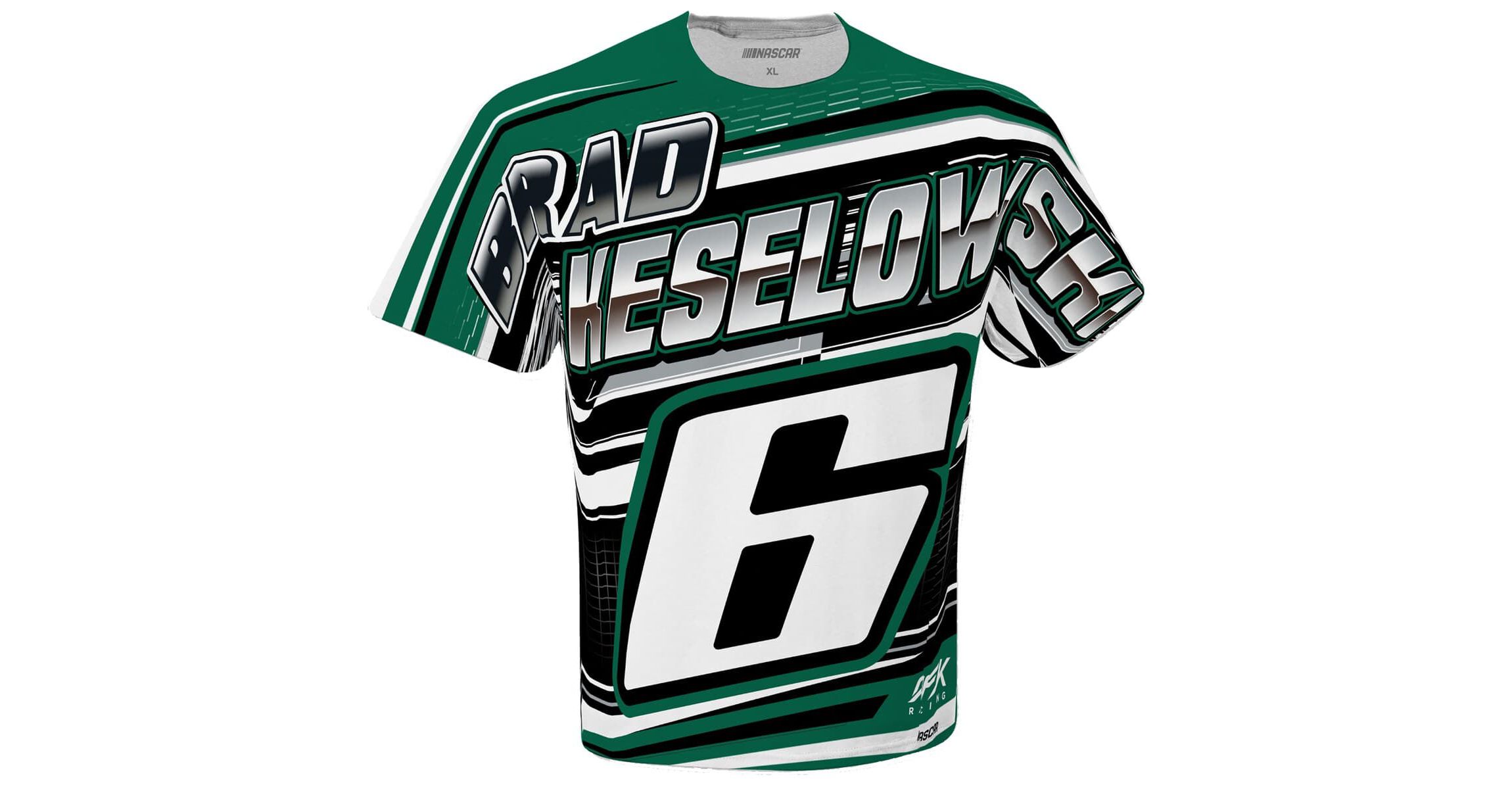 NASCAR Roush Fenway Keselowski Racing Brad Keselowski Sublimated Speedster T-Shirt