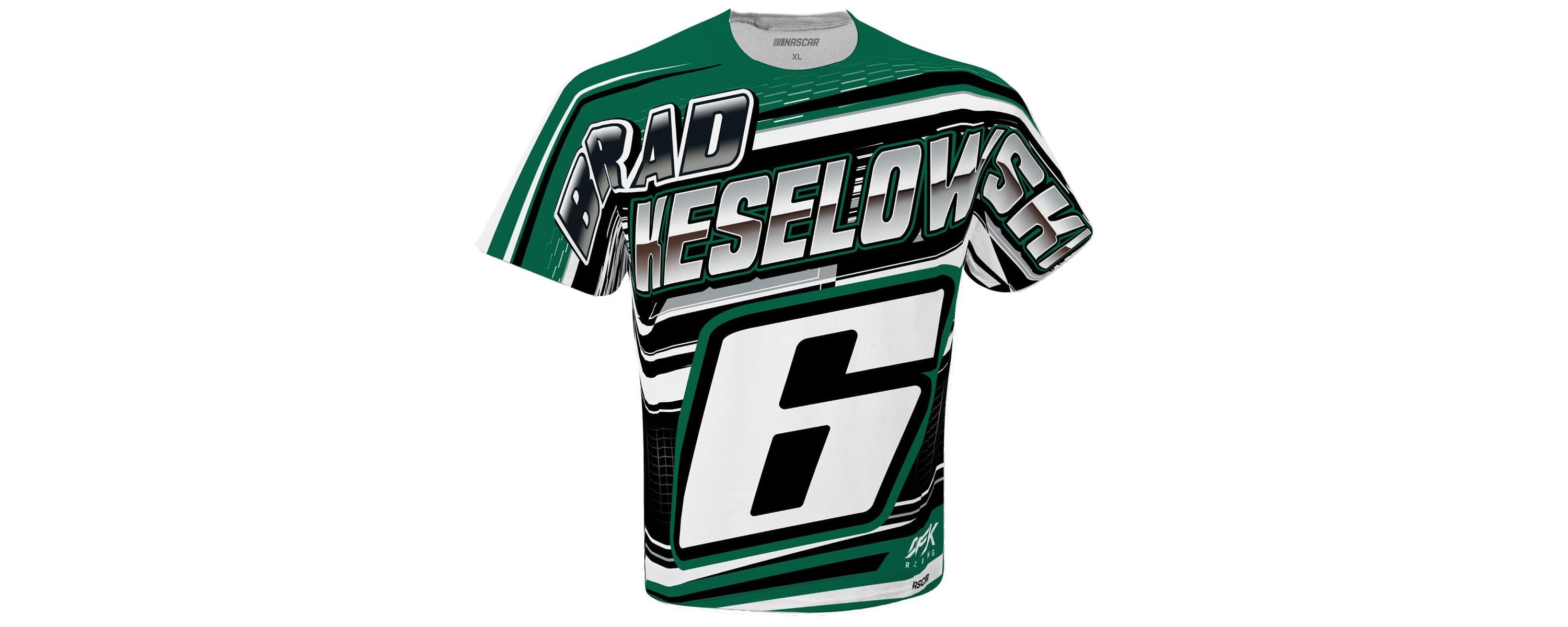 NASCAR Roush Fenway Keselowski Racing Brad Keselowski Sublimated Speedster T-Shirt