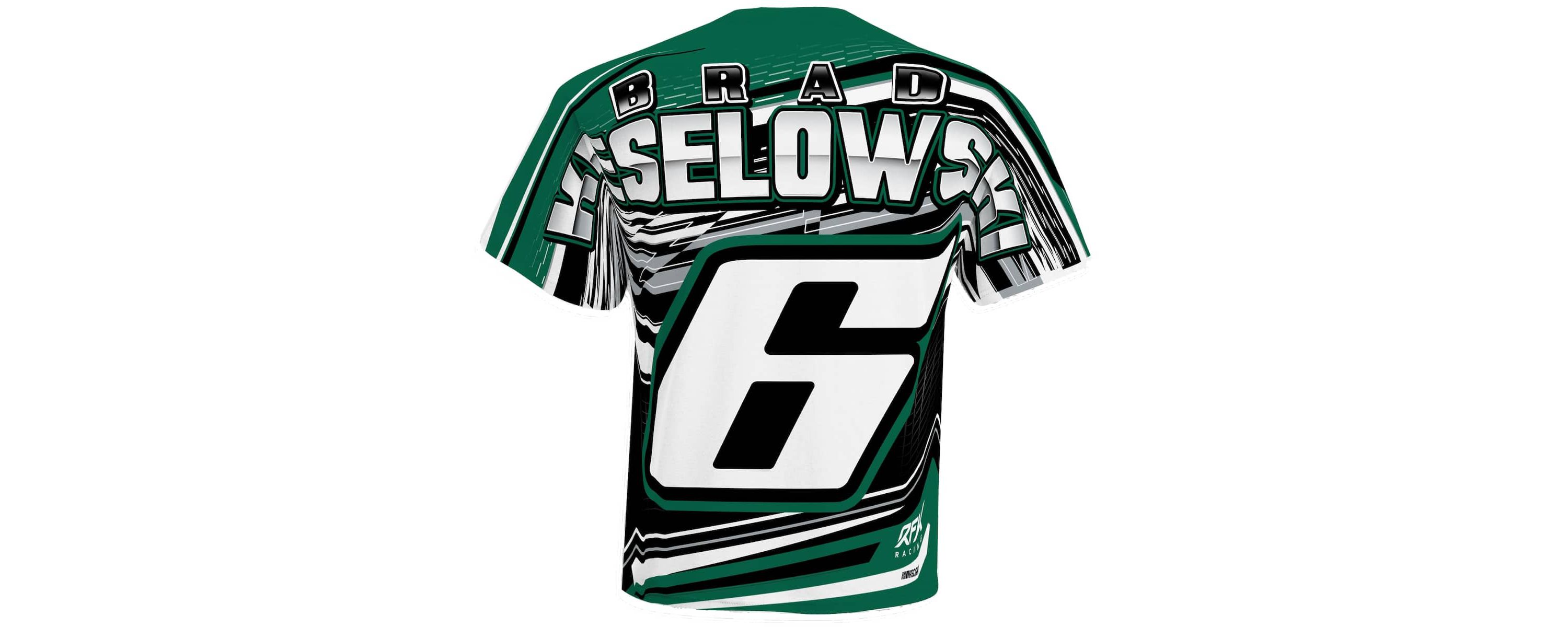 NASCAR Roush Fenway Keselowski Racing Brad Keselowski Sublimated Speedster T-Shirt