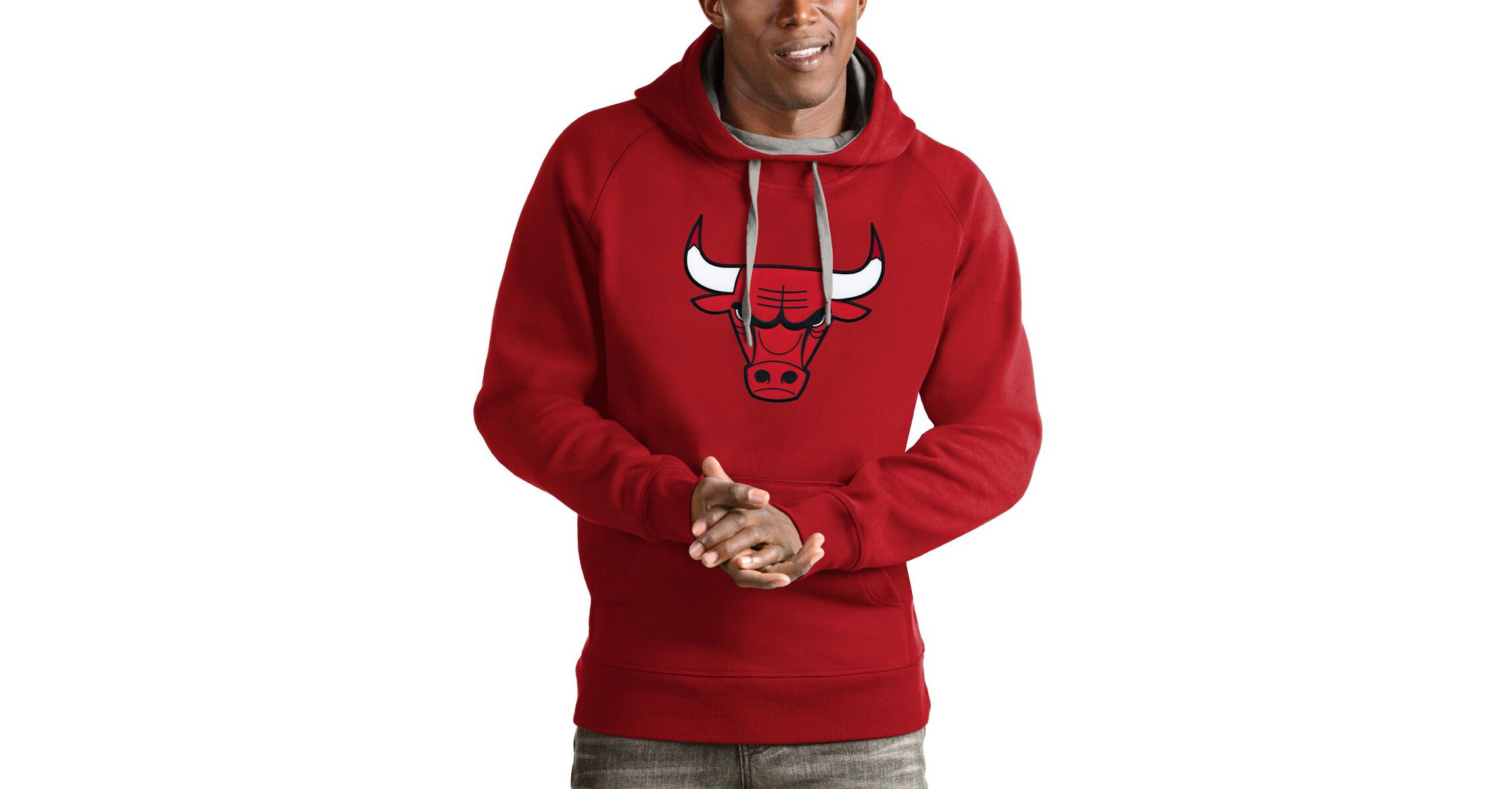 NBA Chicago Bulls Logo Victory Pullover Hoodie