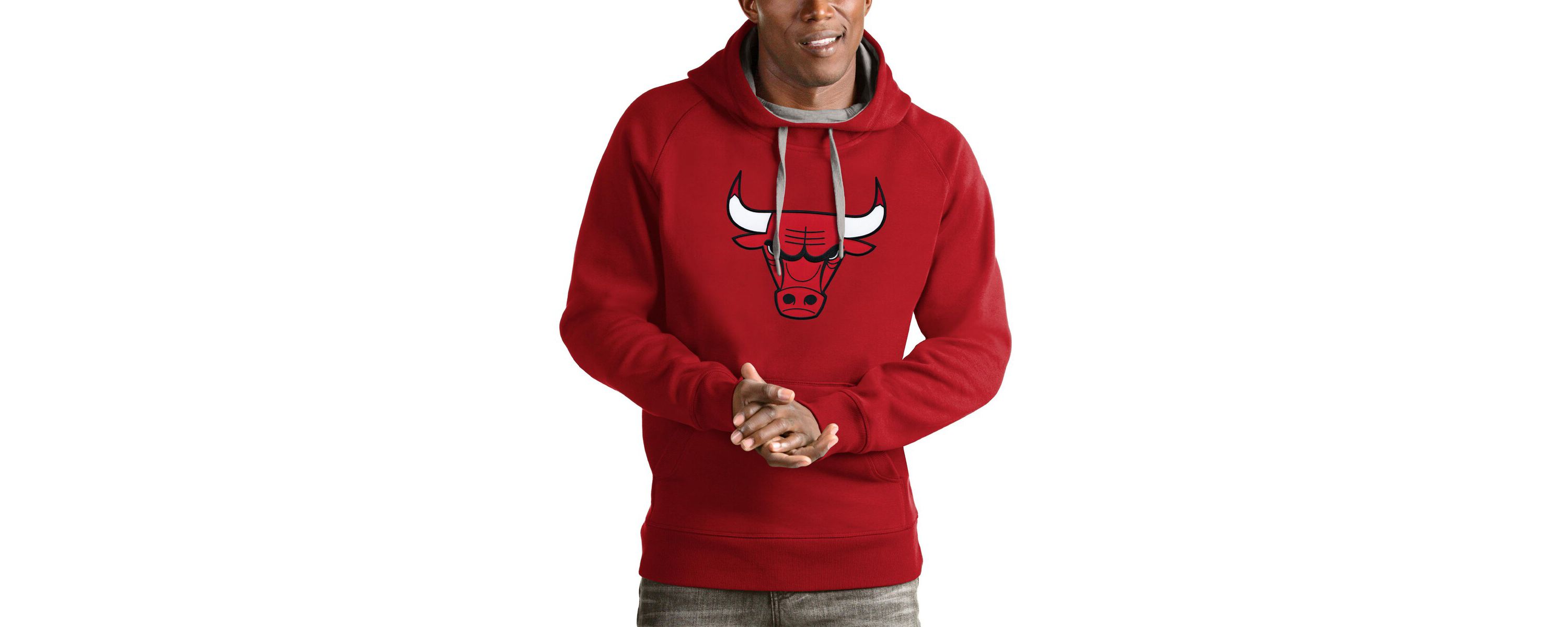 NBA Chicago Bulls Logo Victory Pullover Hoodie