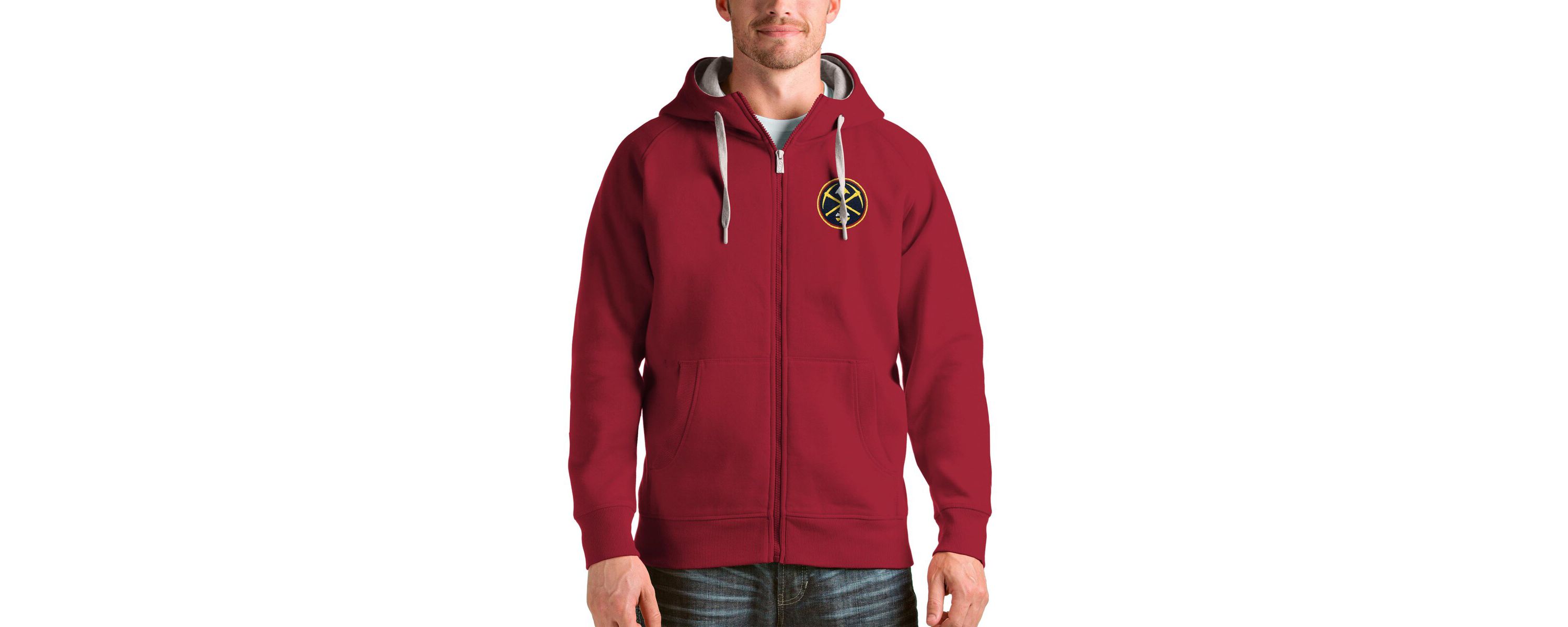 NBA Denver Nuggets Logo Victory Full-Zip Hoodie