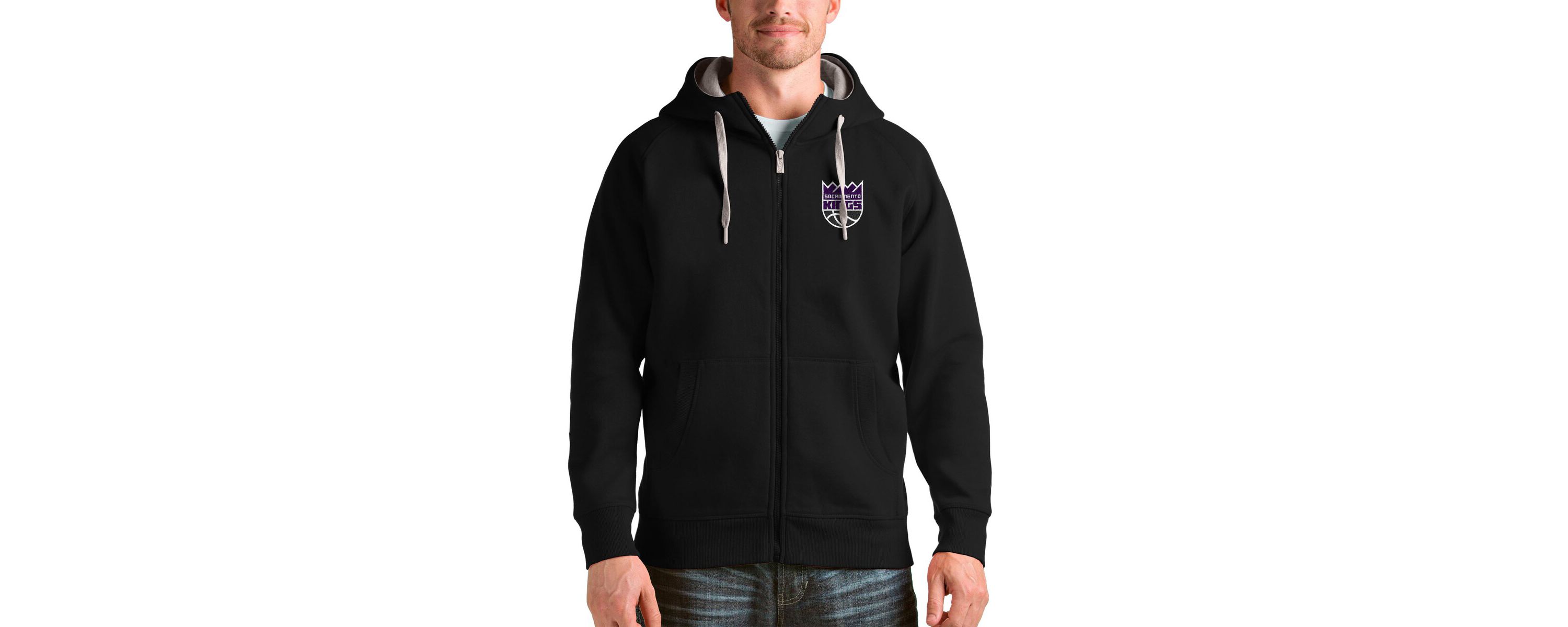 NBA Sacramento Kings Logo Victory Full-Zip Hoodie