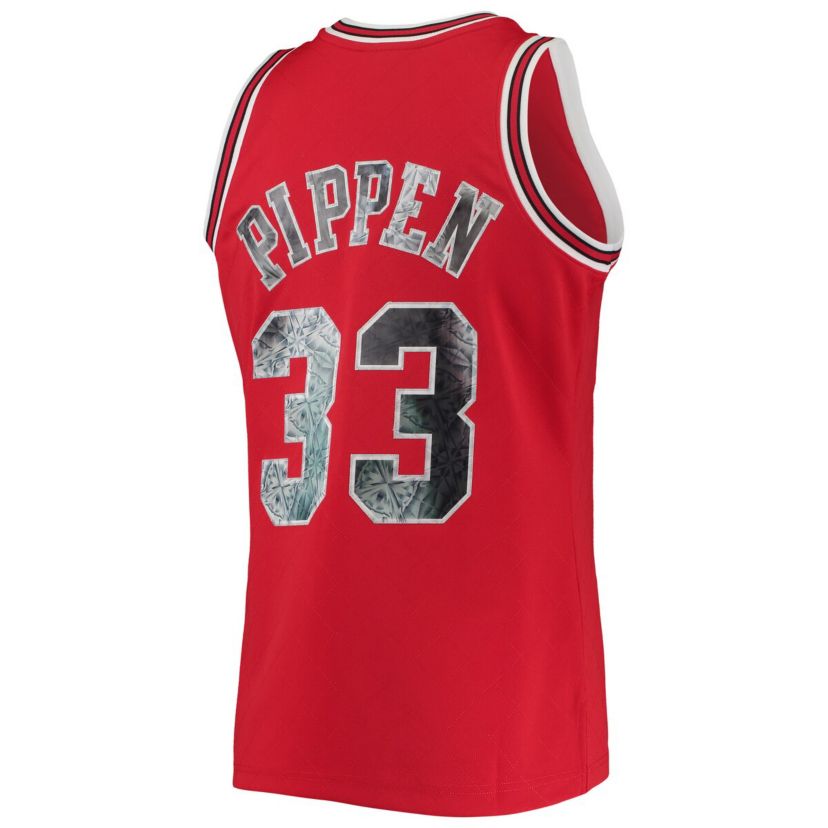 NBA Scottie Pippen Chicago Bulls 1997/98 Hardwood Classics NBA 75th Anniversary Diamond Swingman Jersey