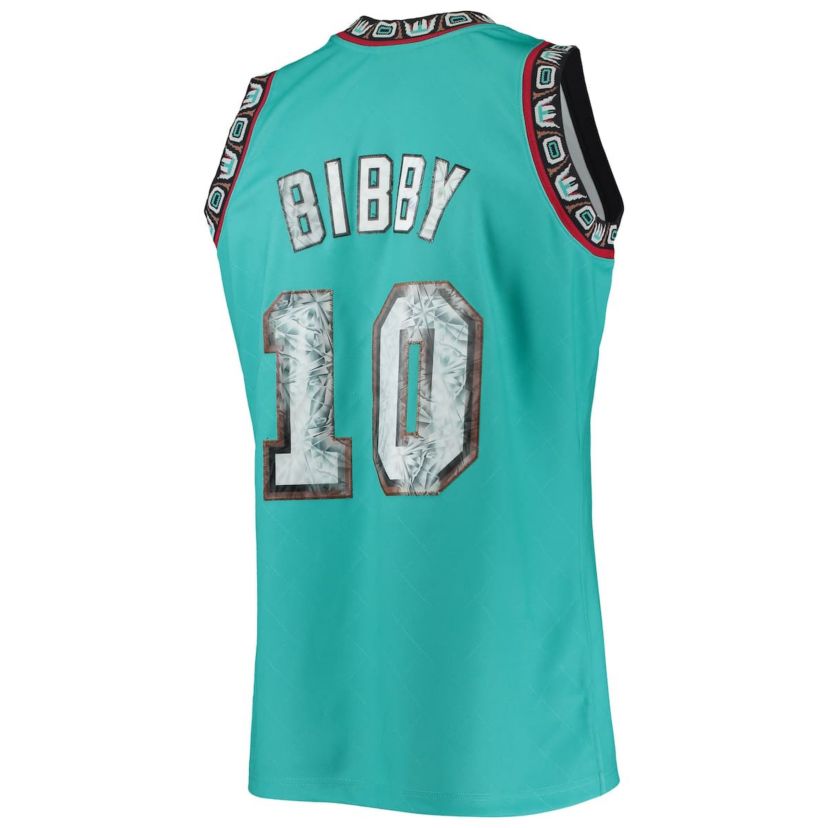 Hardwood Classic Teams Mike Bibby Vancouver Grizzlies 1996/97 Hardwood Classics NBA 75th Anniversary Diamond Swingman Jersey