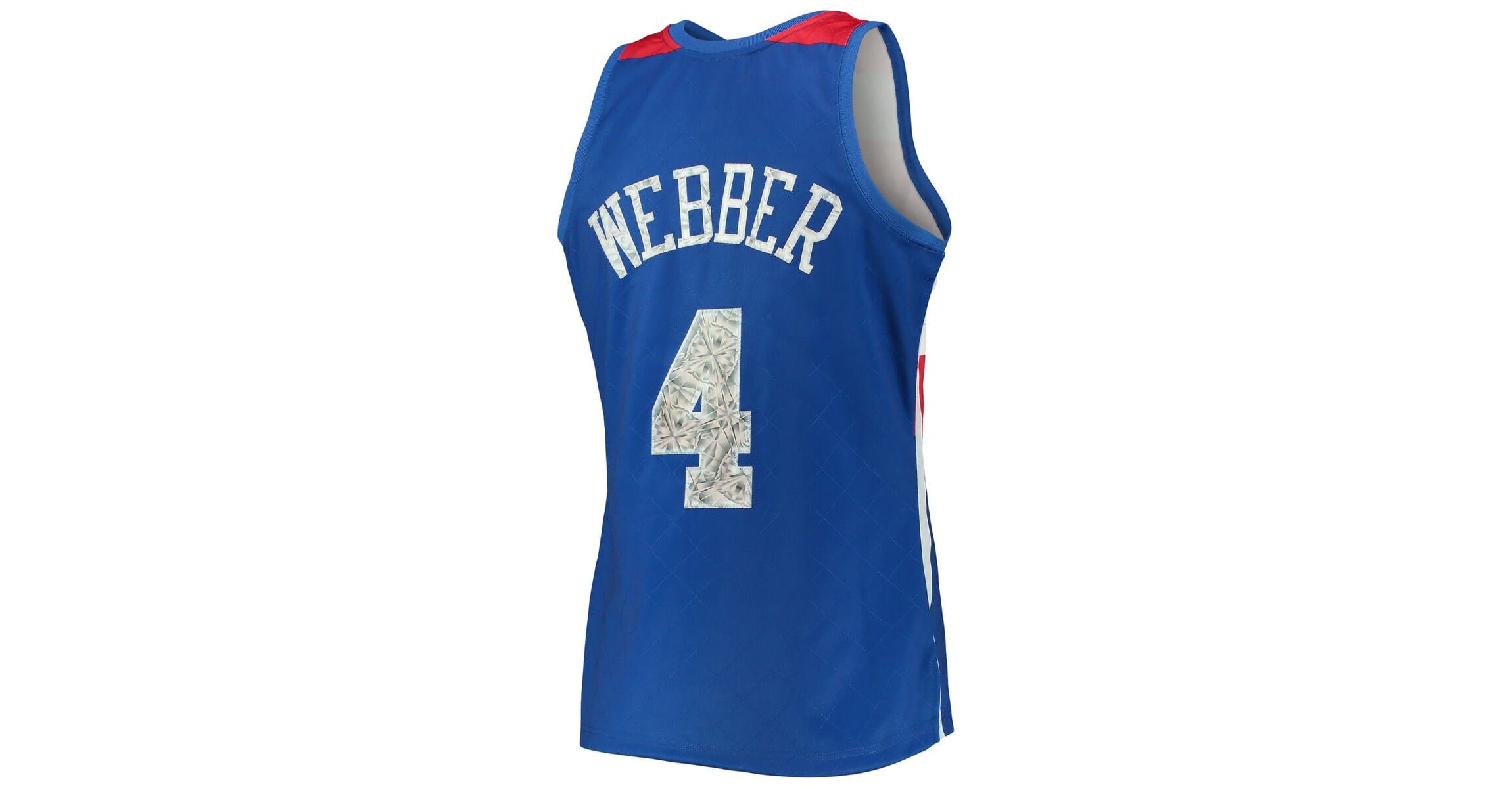 Hardwood Classic Teams Chris Webber Washington Bullets 1996/97 Hardwood Classics NBA 75th Anniversary Diamond Swingman Jersey