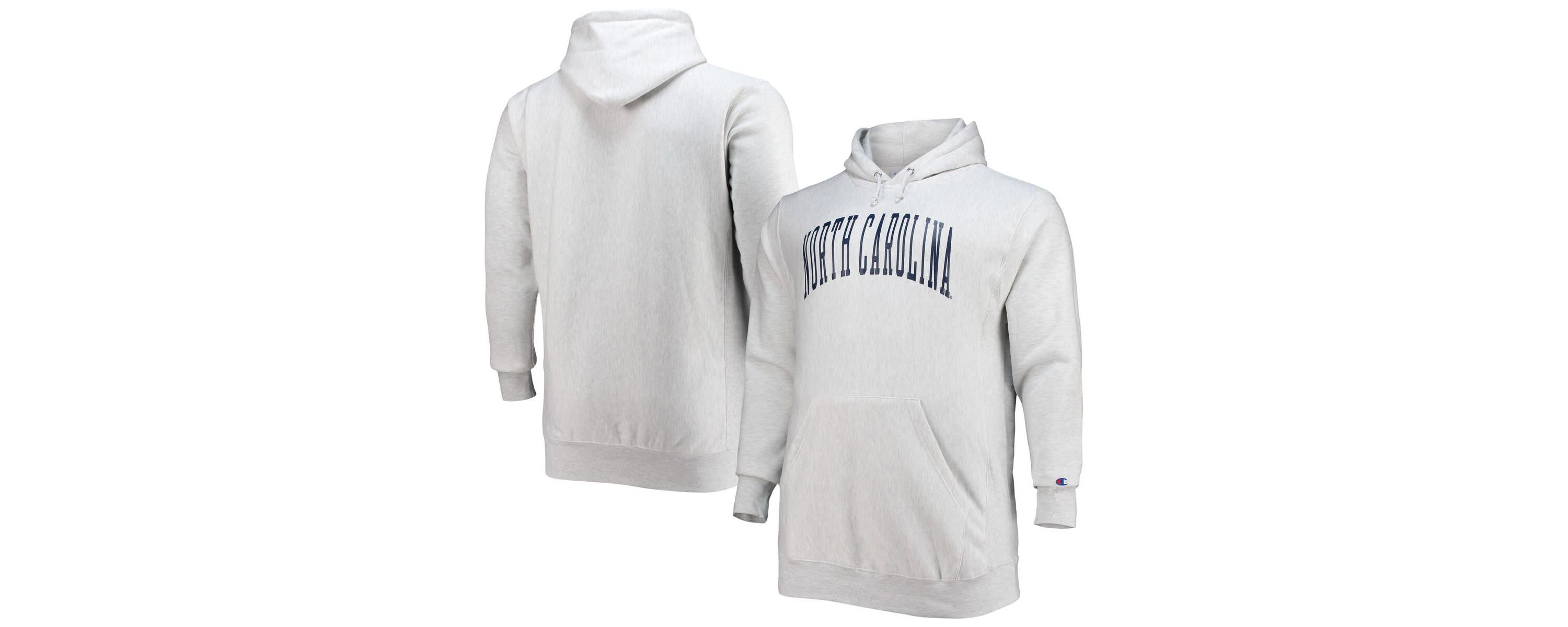 NCAA ed North Carolina Tar Heels Big & Tall Reverse Weave Fleece Pullover Hoodie Sweatshirt