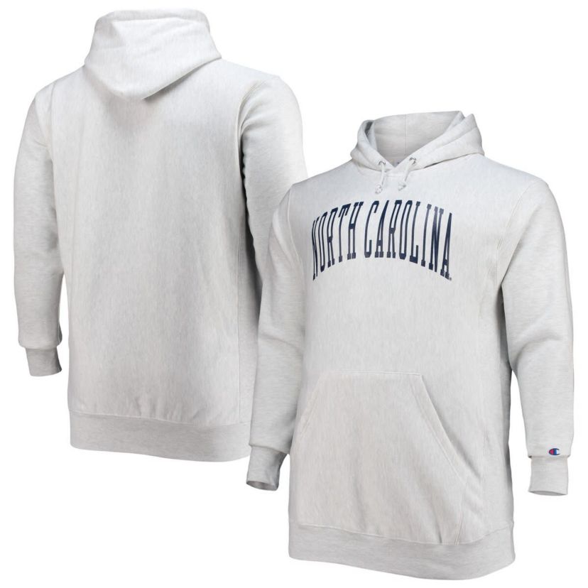 NCAA ed North Carolina Tar Heels Big & Tall Reverse Weave Fleece Pullover Hoodie Sweatshirt