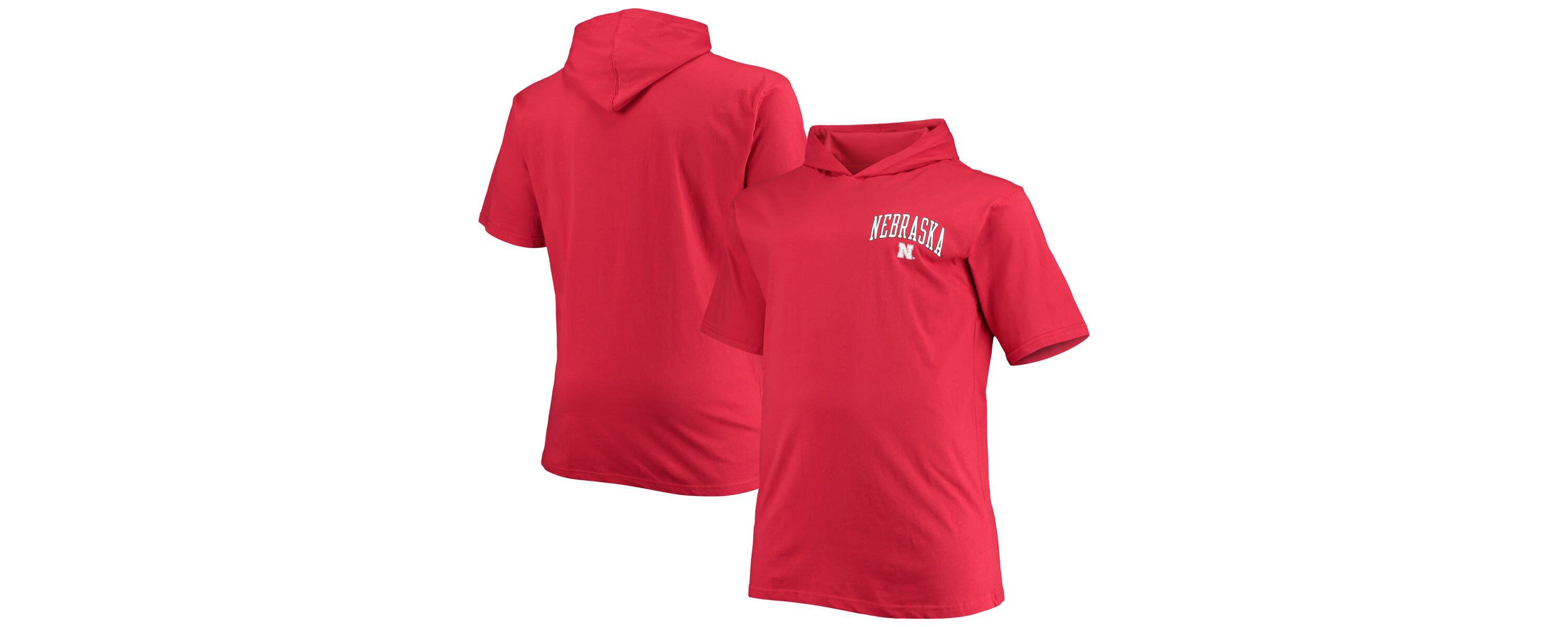 NCAA Nebraska Huskers Big & Tall Team Hoodie T-Shirt