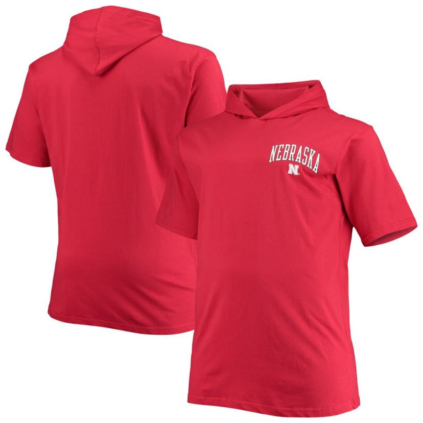 NCAA Nebraska Huskers Big & Tall Team Hoodie T-Shirt