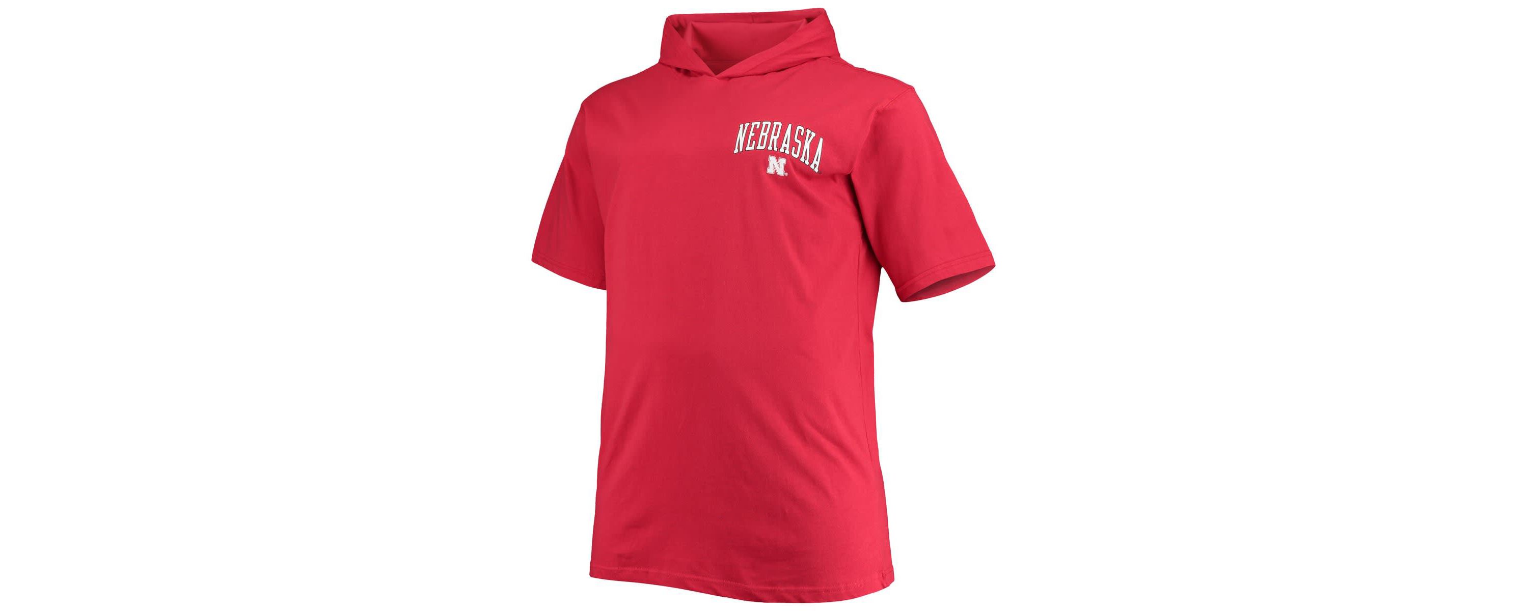 NCAA Nebraska Huskers Big & Tall Team Hoodie T-Shirt