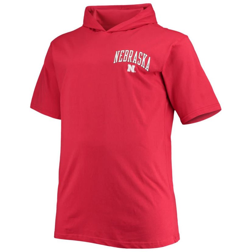 NCAA Nebraska Huskers Big & Tall Team Hoodie T-Shirt