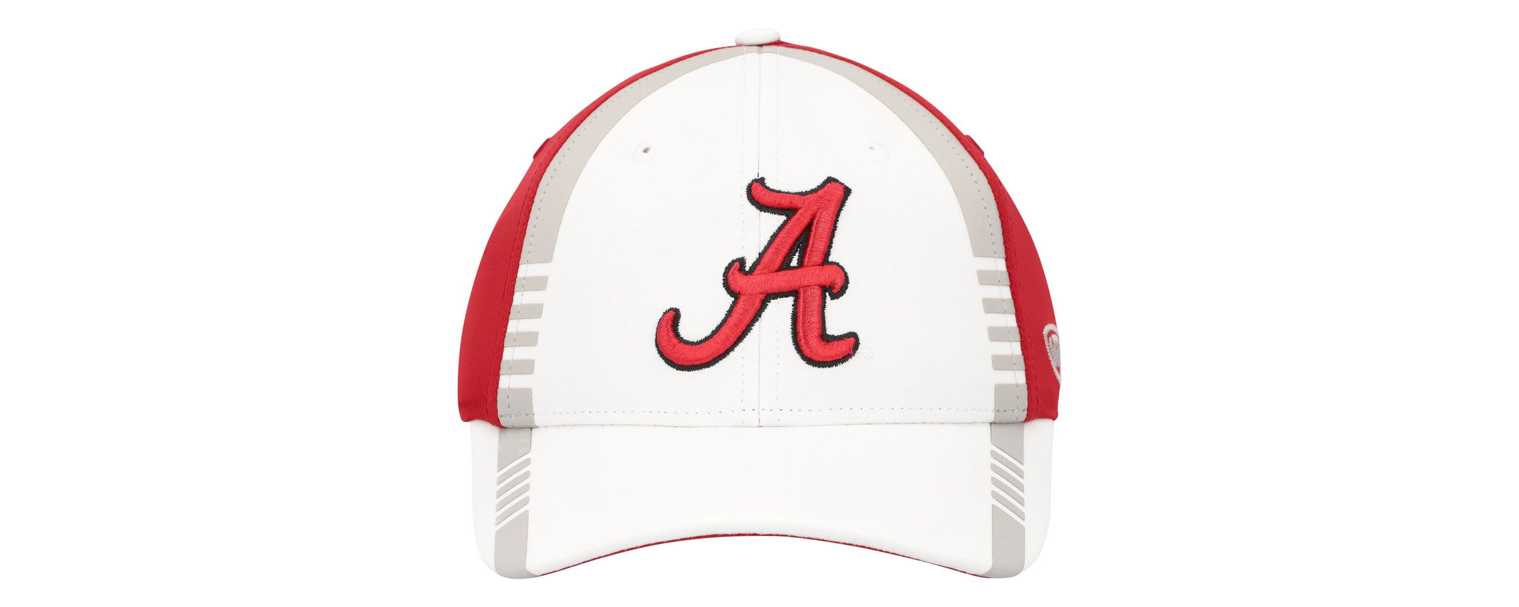 Alabama Crimson Tide NCAA White/Crimson Alabama Tide Iconic Flex Hat