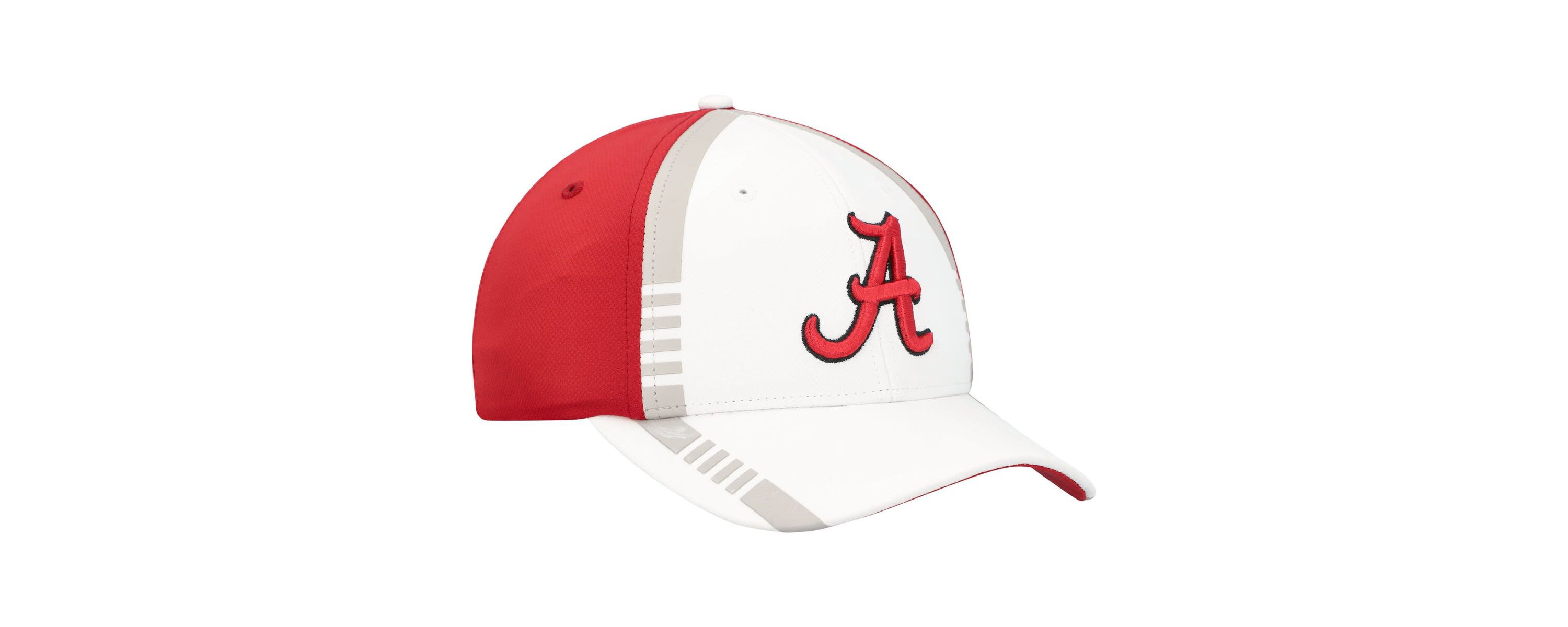 Alabama Crimson Tide NCAA White/Crimson Alabama Tide Iconic Flex Hat