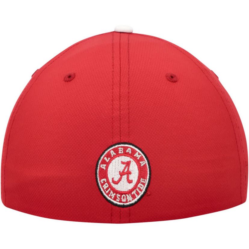 Alabama Crimson Tide NCAA White/Crimson Alabama Tide Iconic Flex Hat