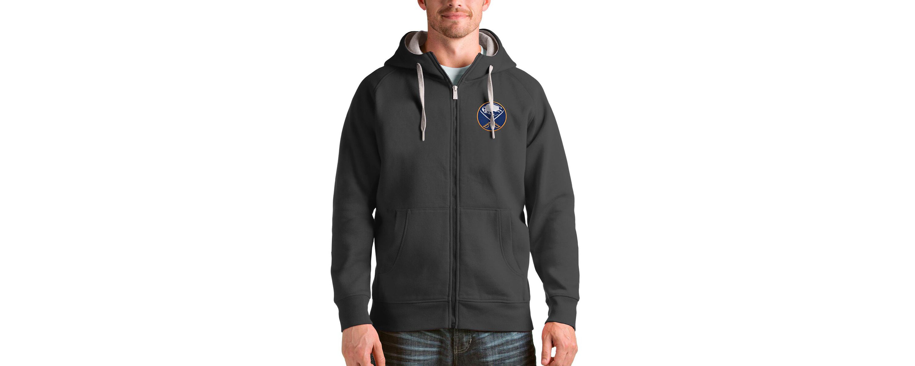 NHL Buffalo Sabres Logo Victory Full-Zip Hoodie