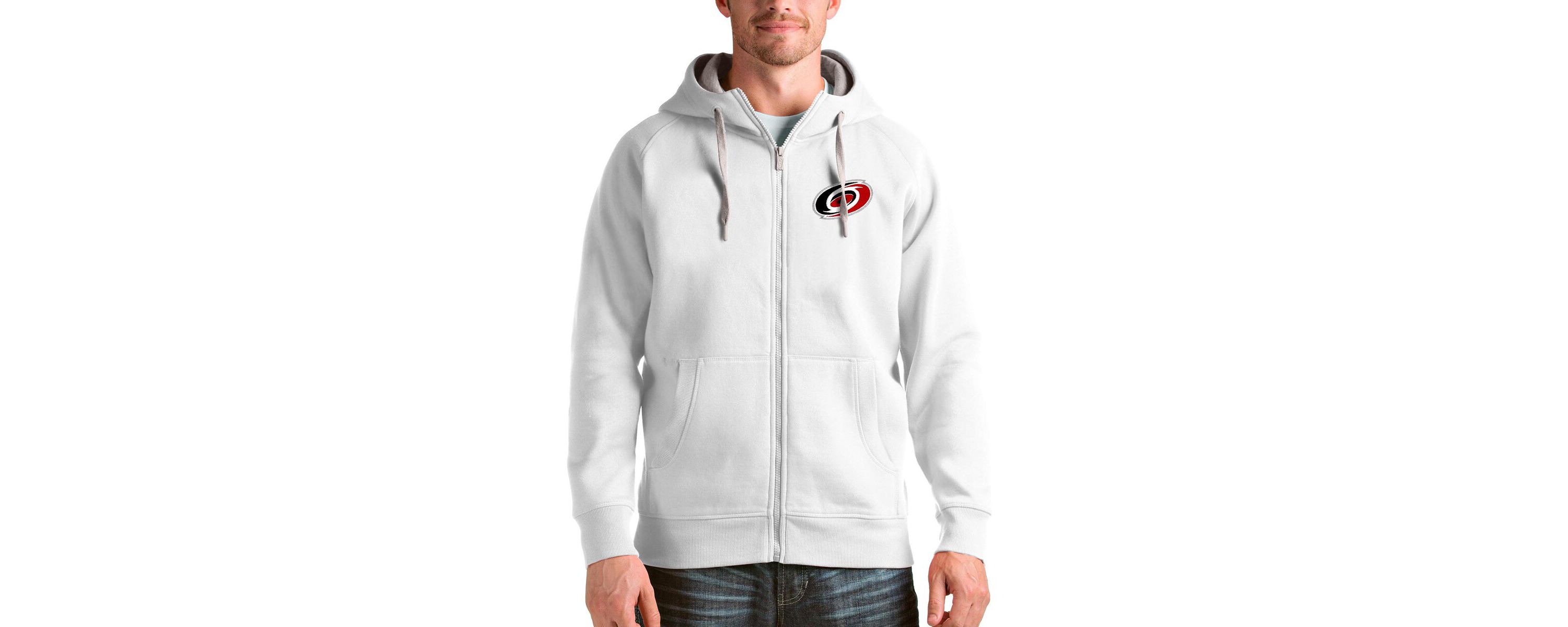 NHL Carolina Hurricanes Logo Victory Full-Zip Hoodie