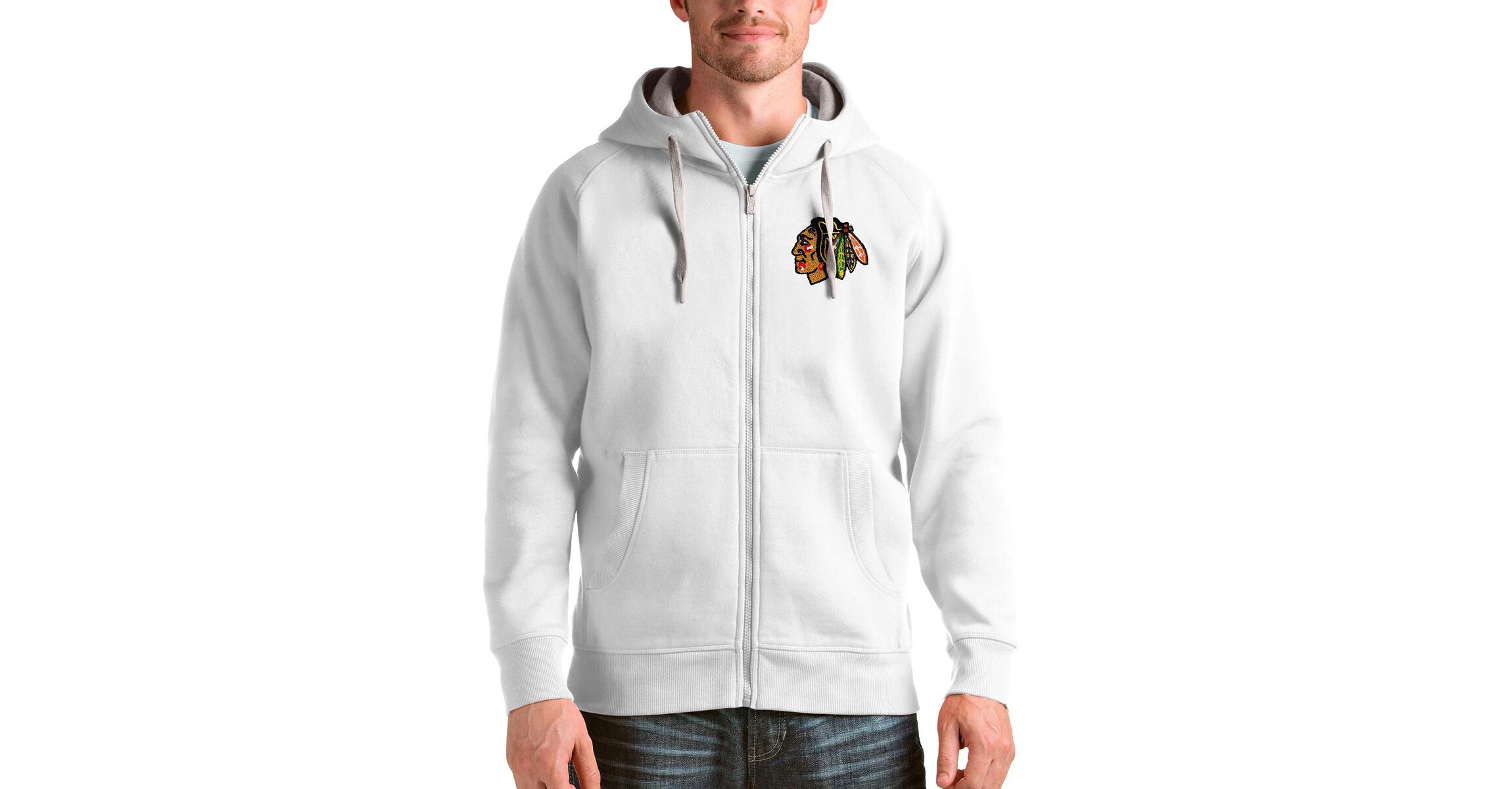 NHL Chicago Blackhawks Logo Victory Full-Zip Hoodie