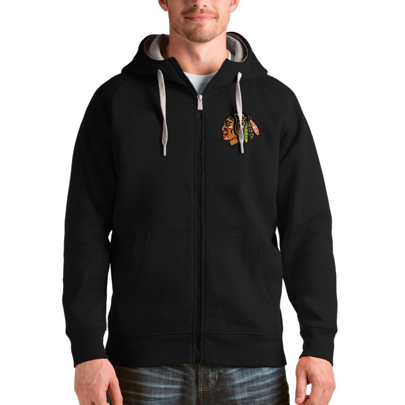 NHL Chicago Blackhawks Logo Victory Full-Zip Hoodie