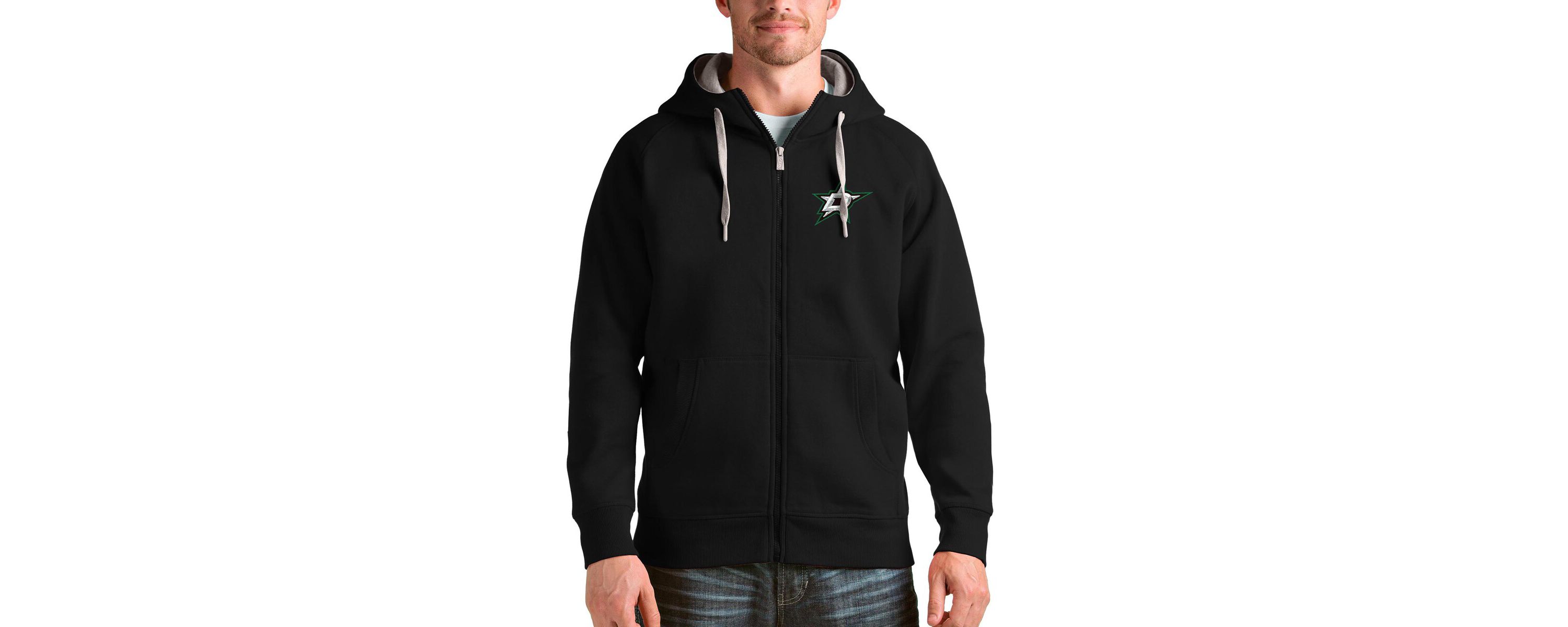 NHL Dallas Stars Logo Victory Full-Zip Hoodie