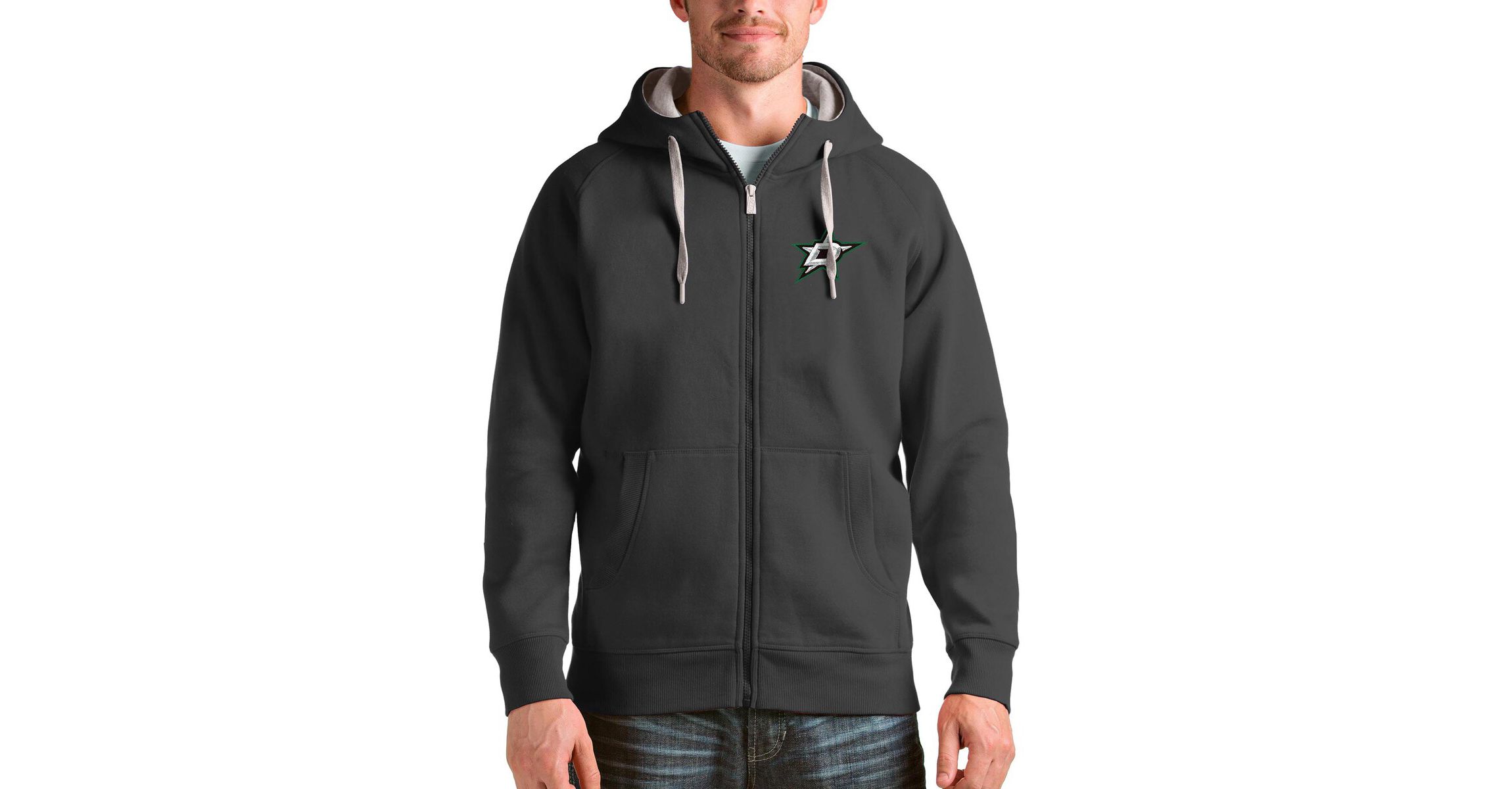 NHL Dallas Stars Logo Victory Full-Zip Hoodie