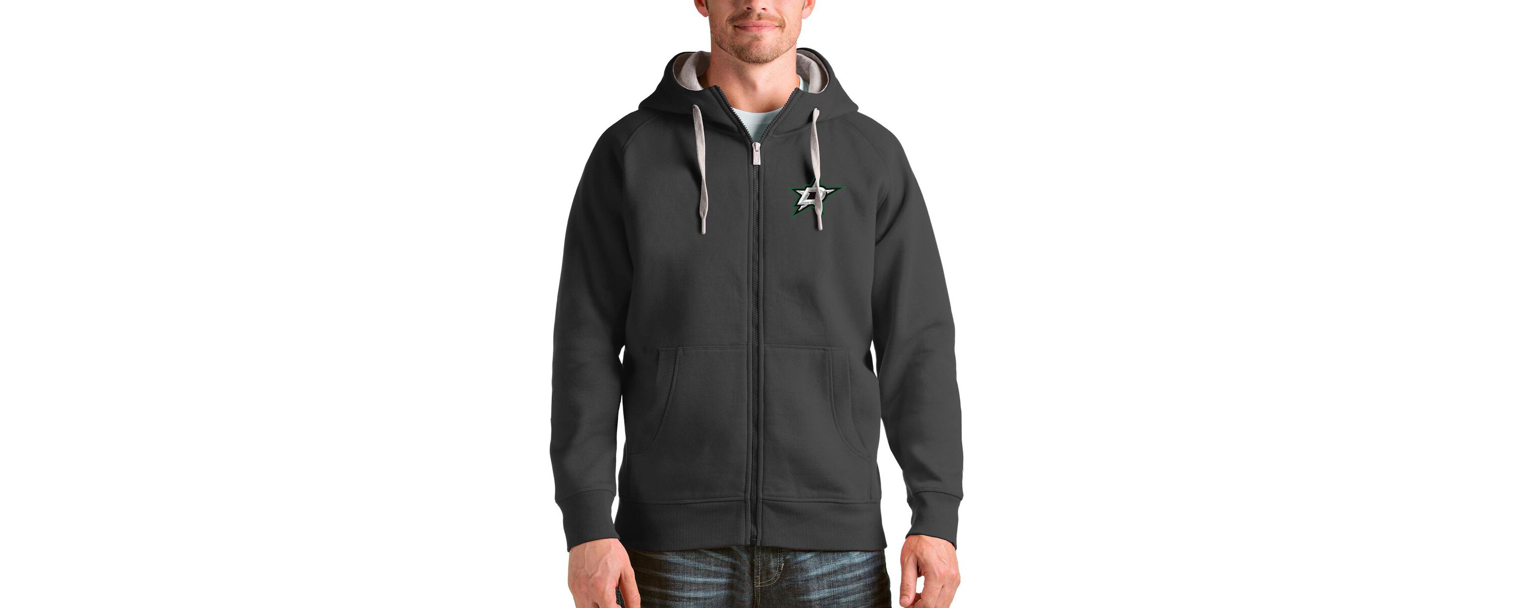 NHL Dallas Stars Logo Victory Full-Zip Hoodie