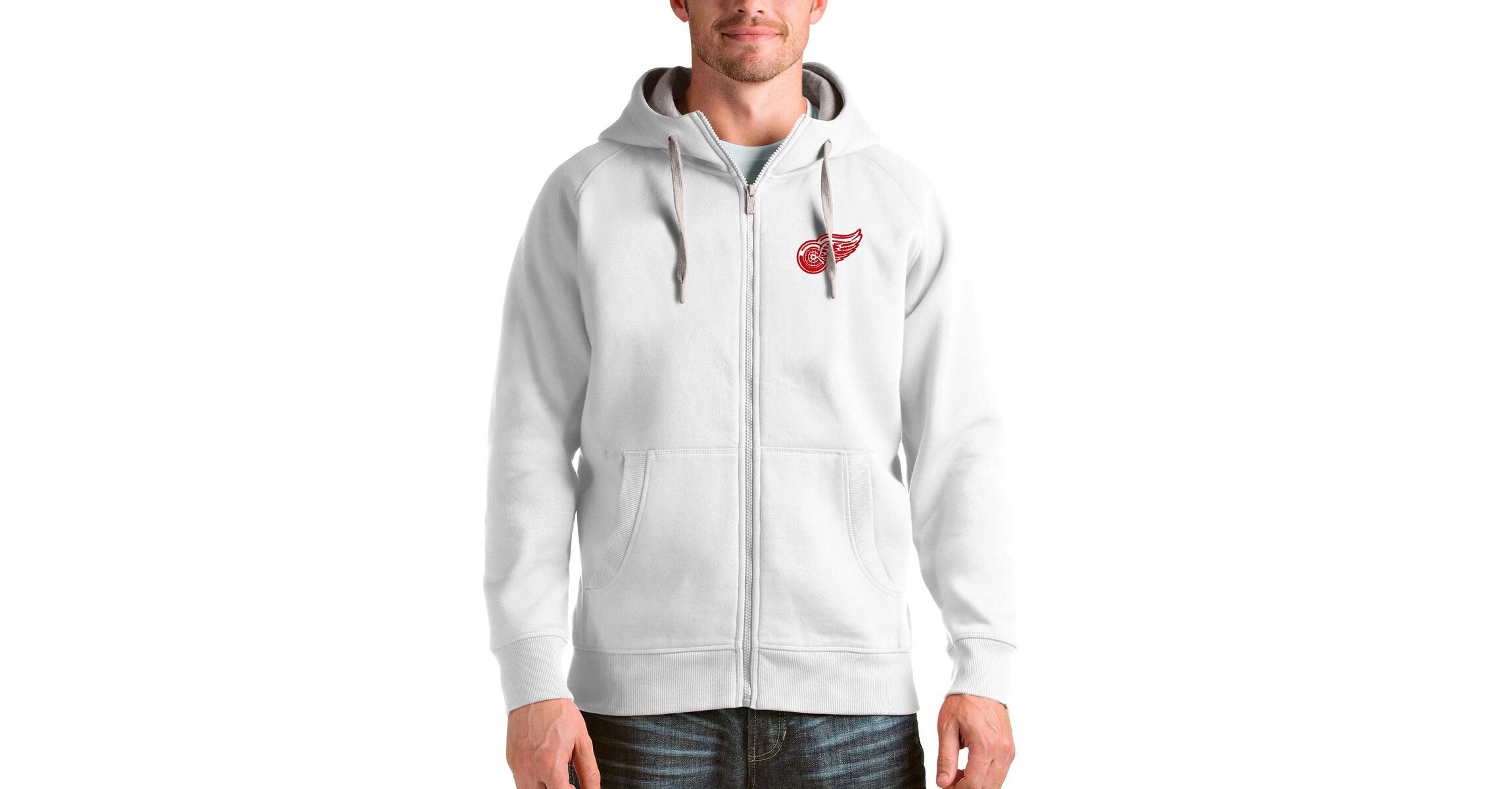 NHL Detroit Wings Logo Victory Full-Zip Hoodie