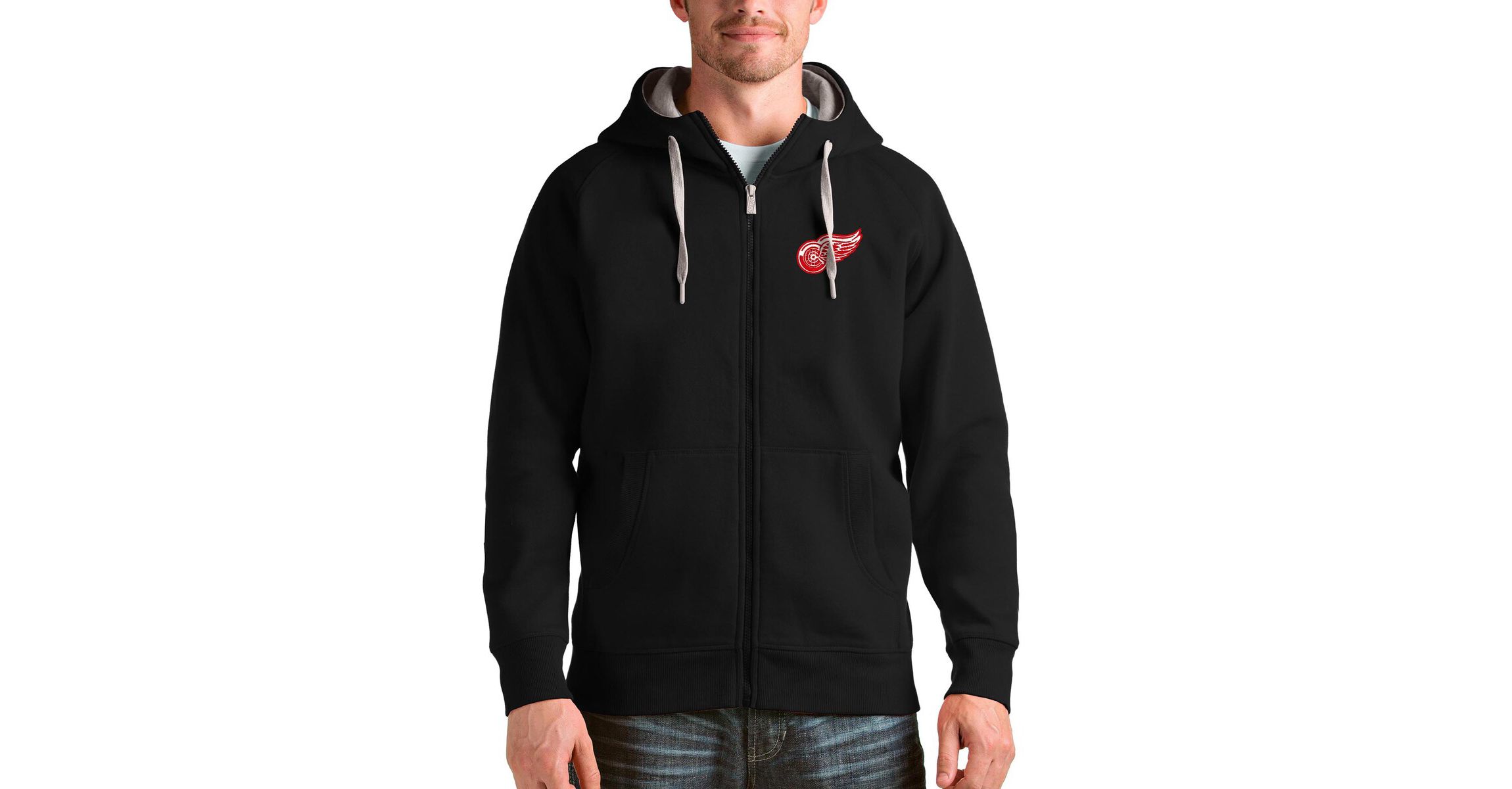 NHL Detroit Wings Logo Victory Full-Zip Hoodie