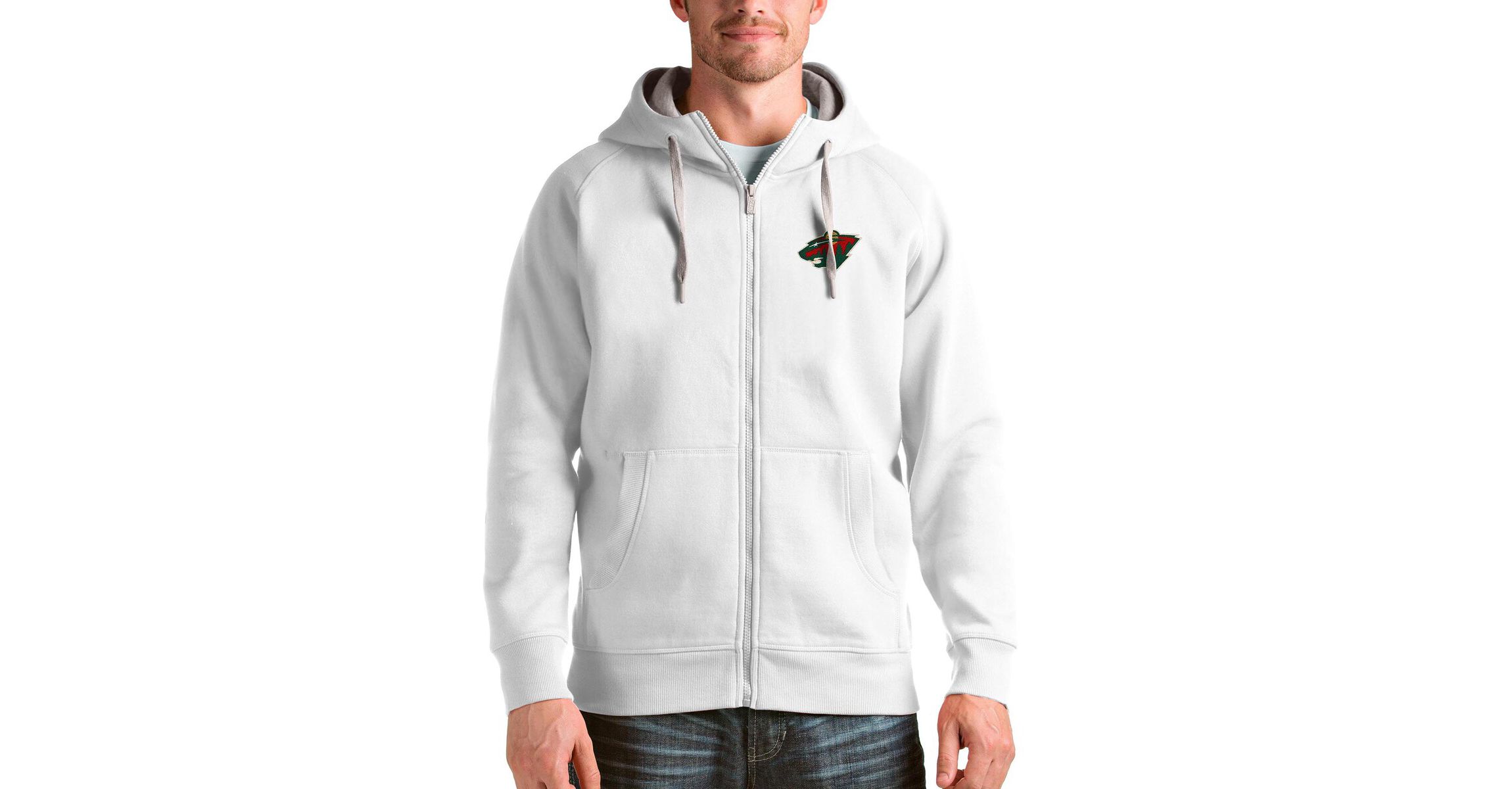 NHL Minnesota Wild Logo Victory Full-Zip Hoodie