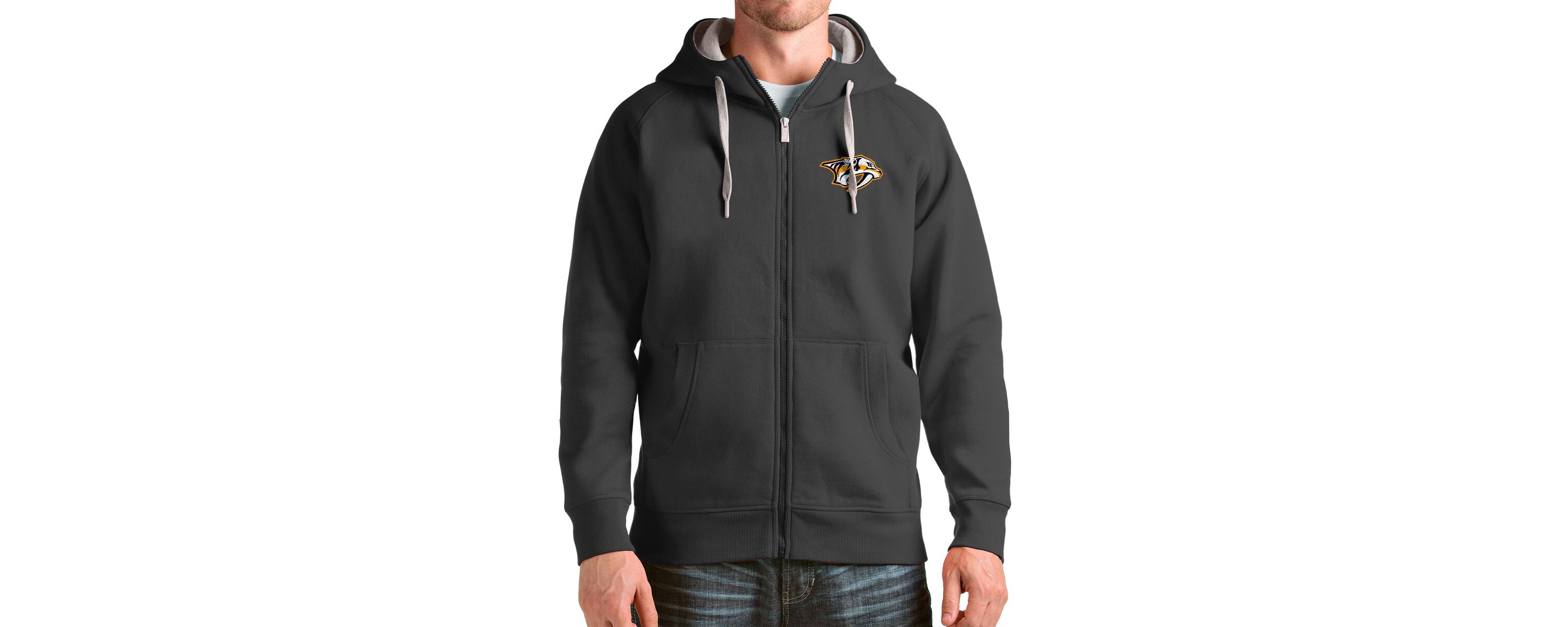 NHL Nashville Predators Logo Victory Full-Zip Hoodie