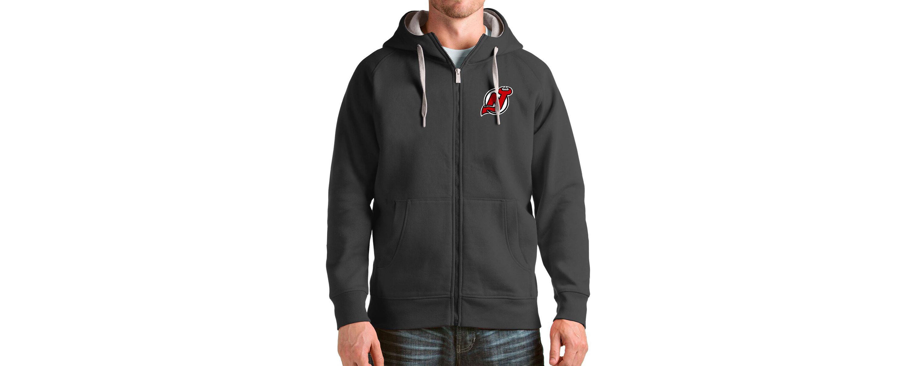 NHL New Jersey Devils Logo Victory Full-Zip Hoodie