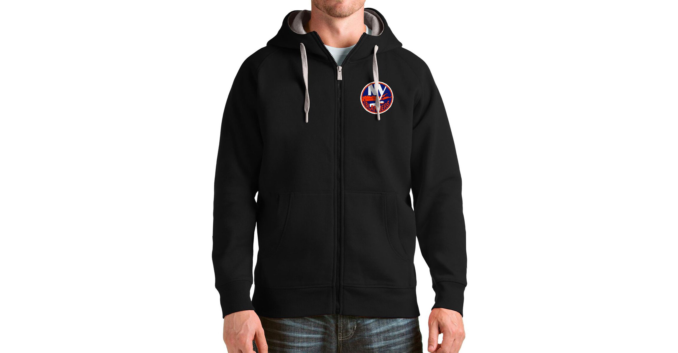 NHL New York Islanders Logo Victory Full-Zip Hoodie