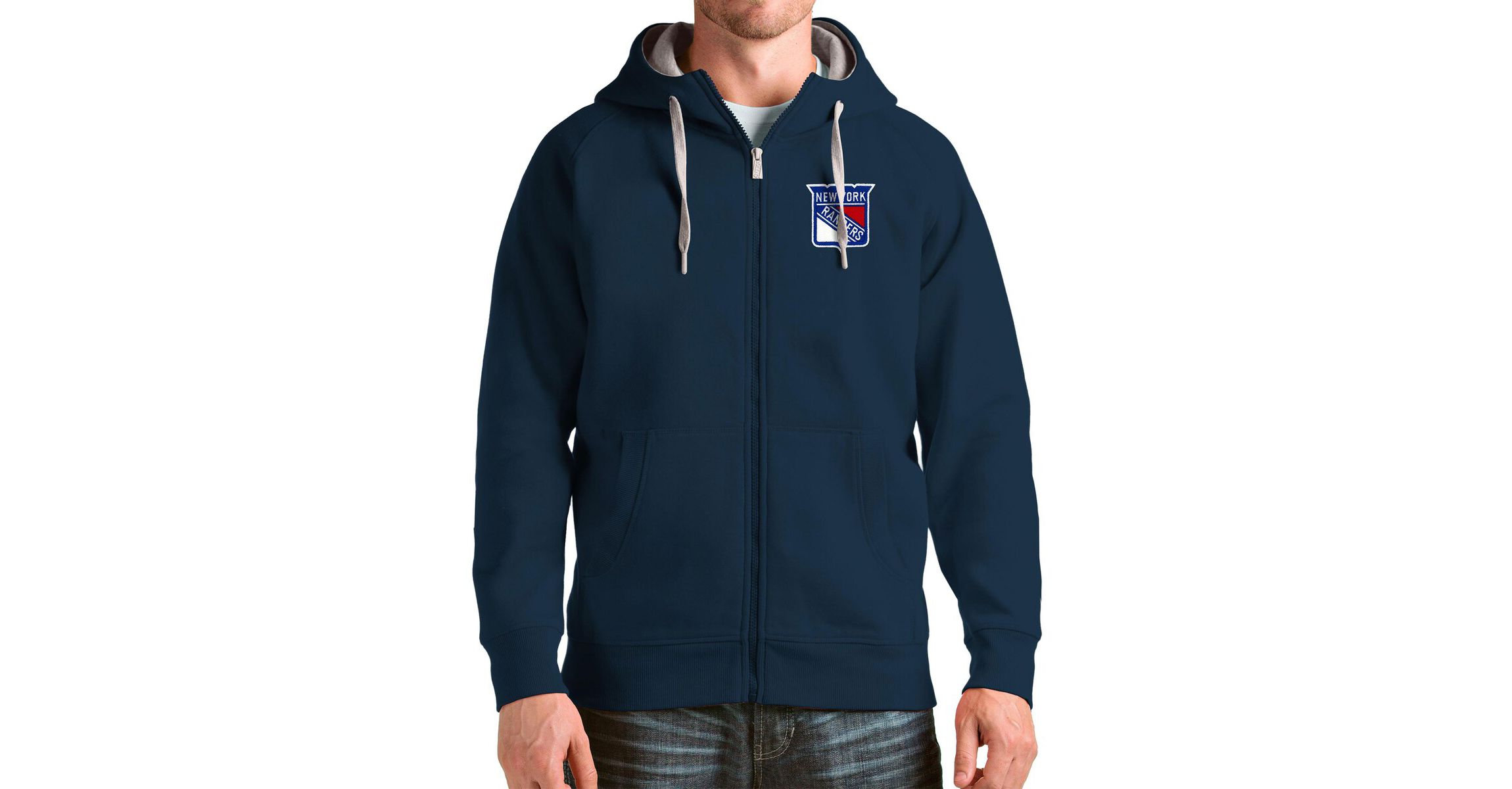 NHL New York Rangers Logo Victory Full-Zip Hoodie