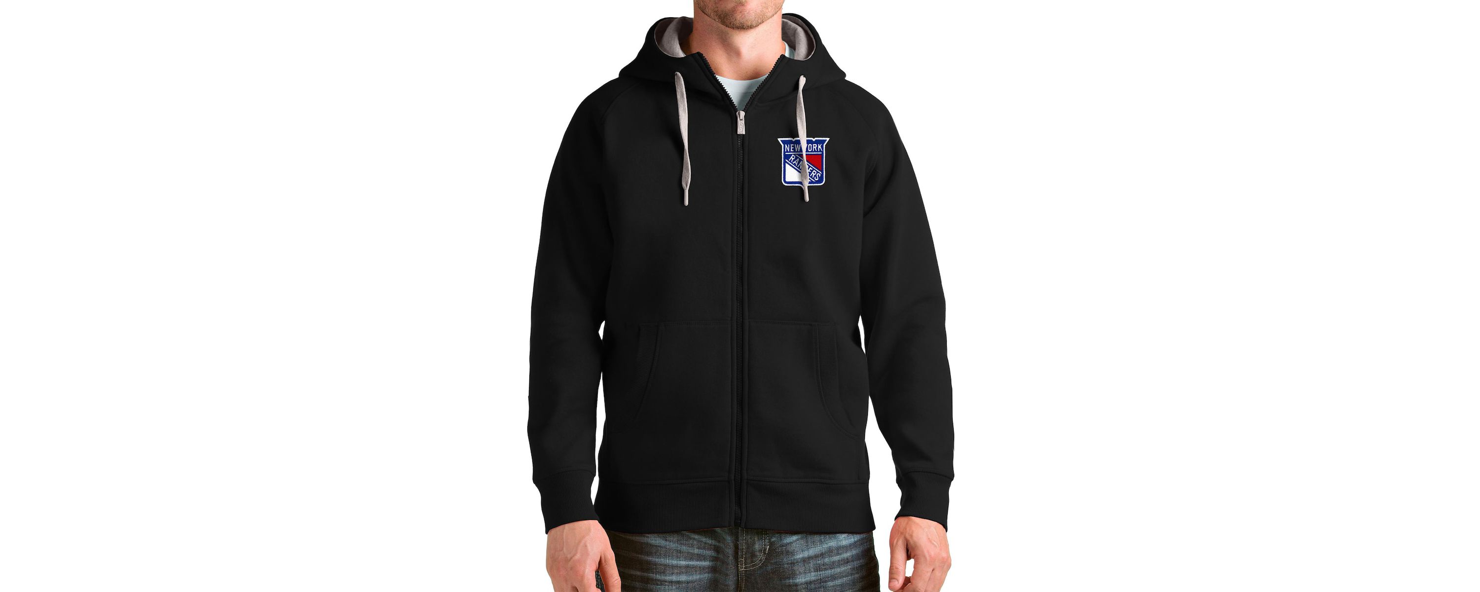 NHL New York Rangers Logo Victory Full-Zip Hoodie
