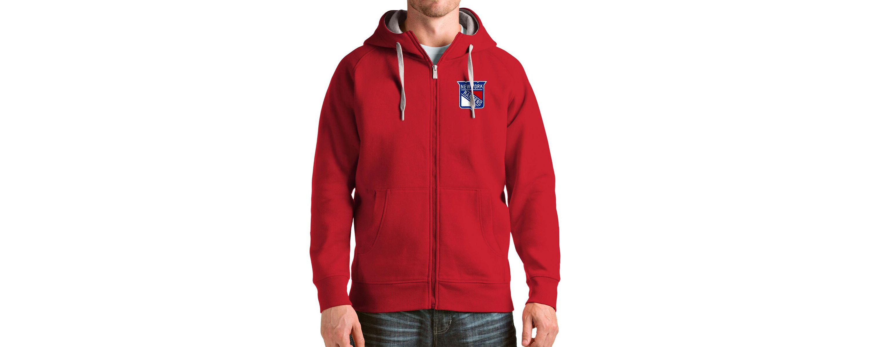 NHL New York Rangers Logo Victory Full-Zip Hoodie