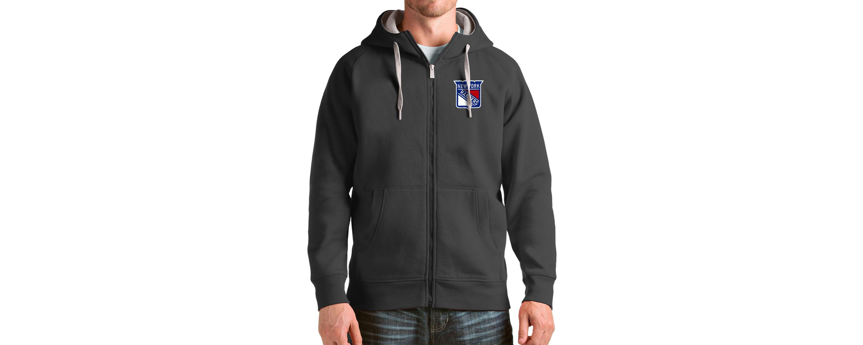 NHL New York Rangers Logo Victory Full-Zip Hoodie