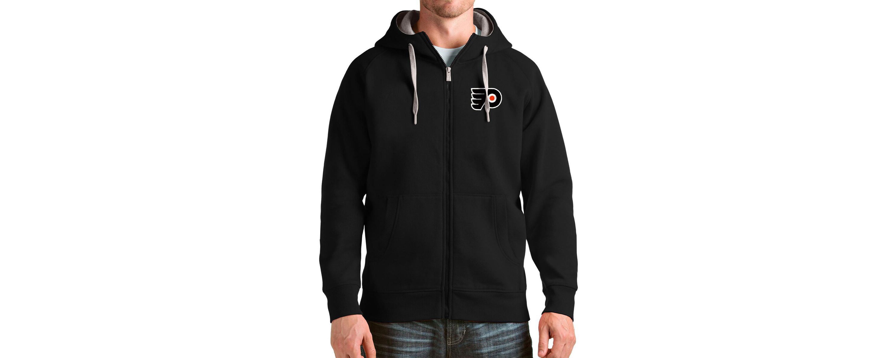 NHL Philadelphia Flyers Logo Victory Full-Zip Hoodie