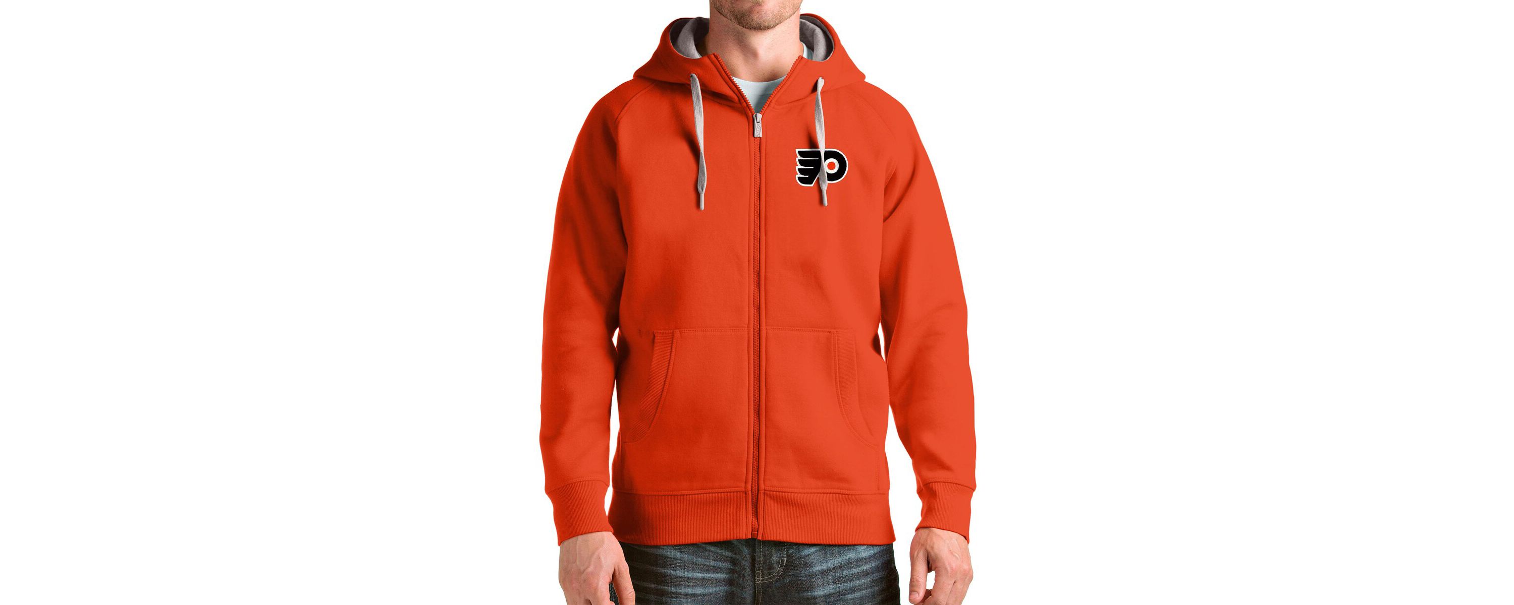 NHL Philadelphia Flyers Logo Victory Full-Zip Hoodie